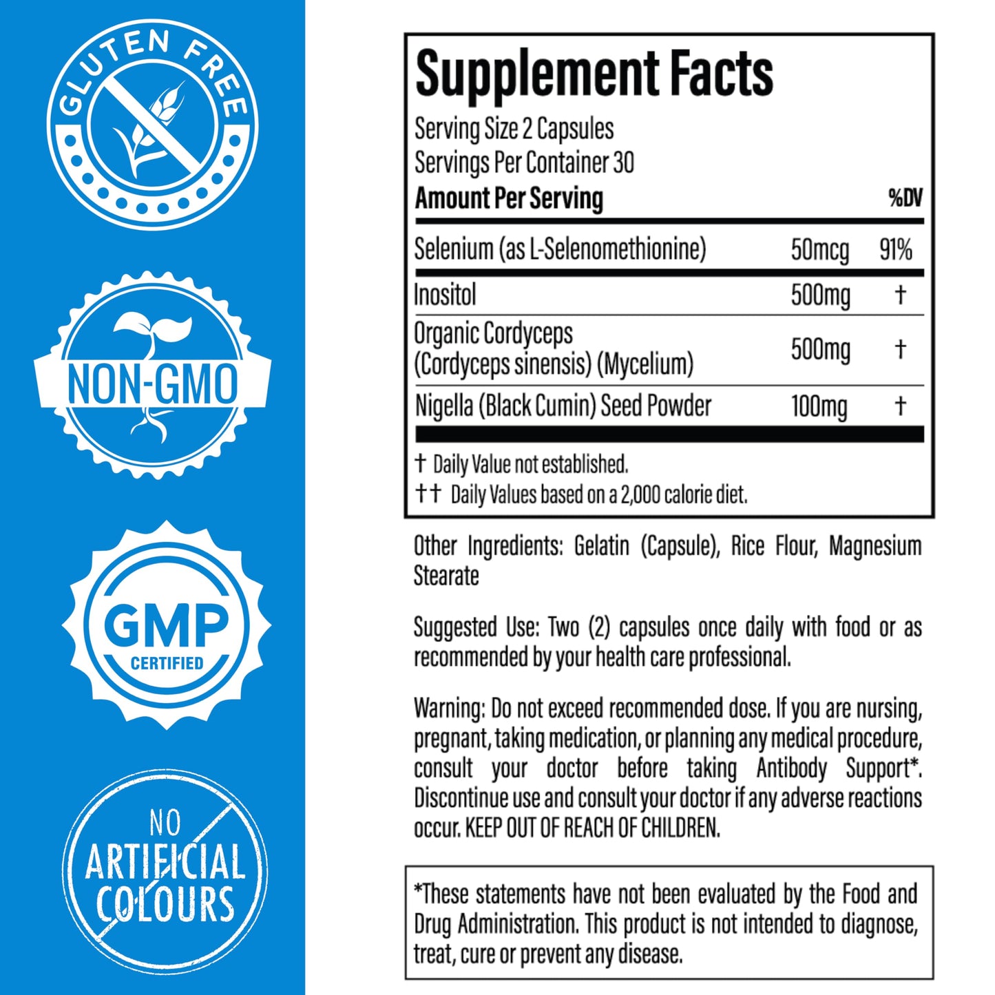 Thyroid Specific Formulations Thyroid Antibody Support 60 Capsules