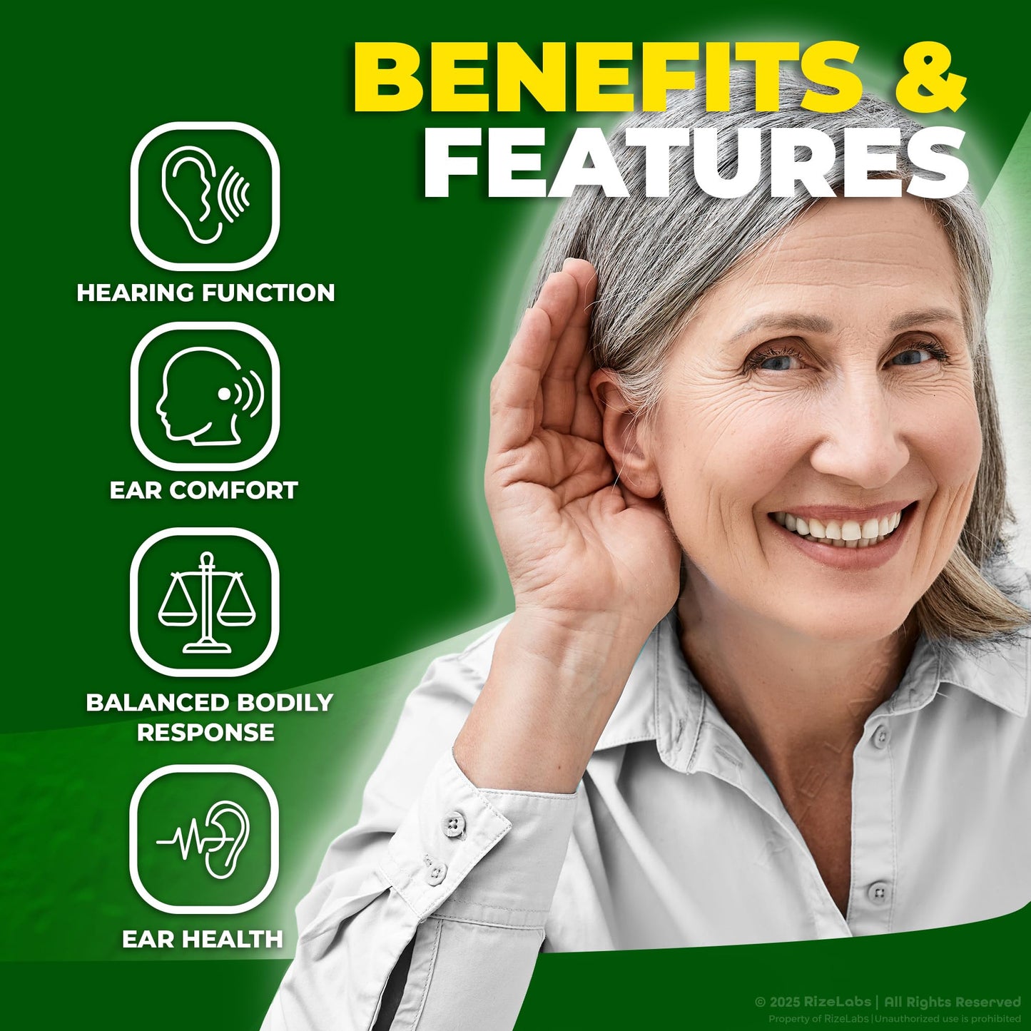 rize labs Vida Calm Advanced Formula Capsules, 120 Capsules