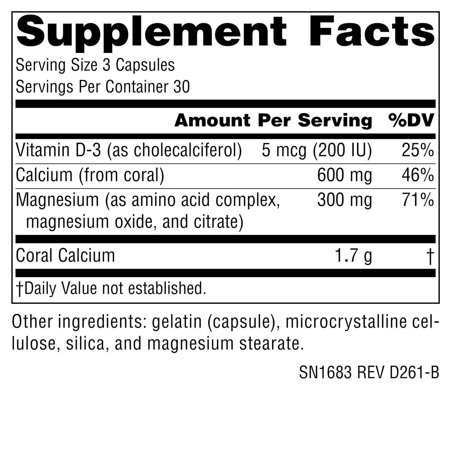 Source Naturals Coral Calcium/Magnesium 2:1 Ratio Capsules 90