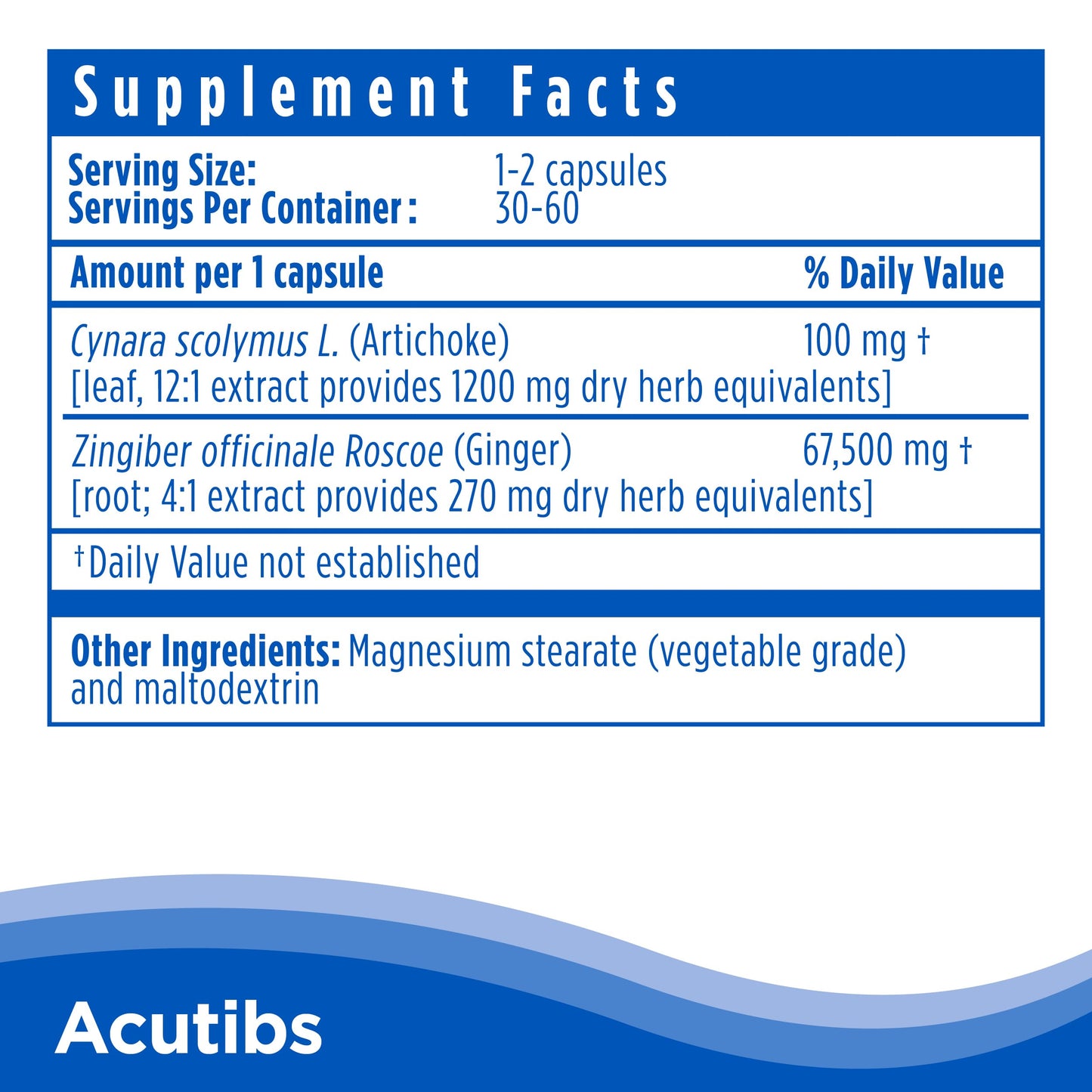 CalmCo Acutibs Vegan Capsules, 60 Capsules