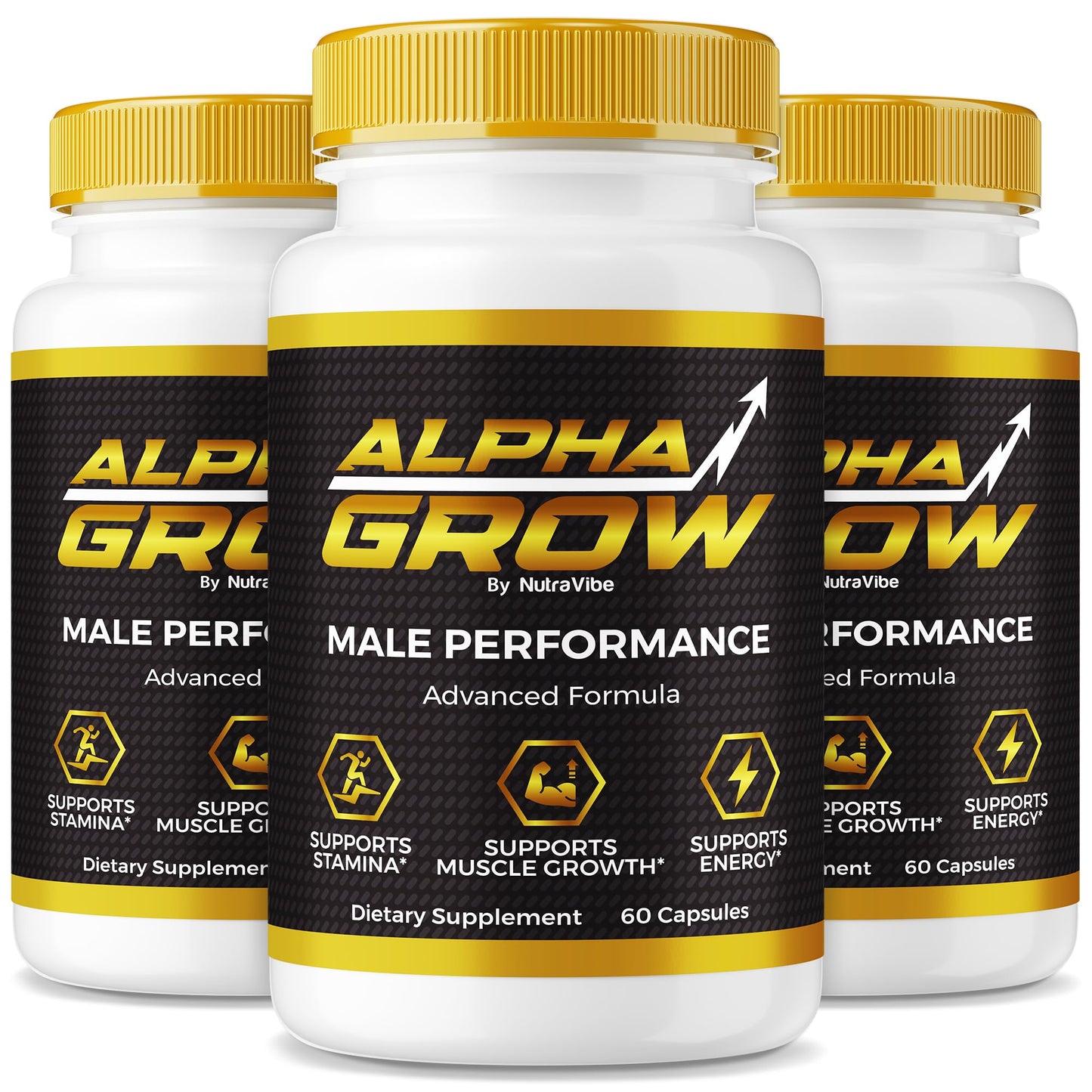 NutraVibe Alpha Grow for Men Capsules 180 Capsules