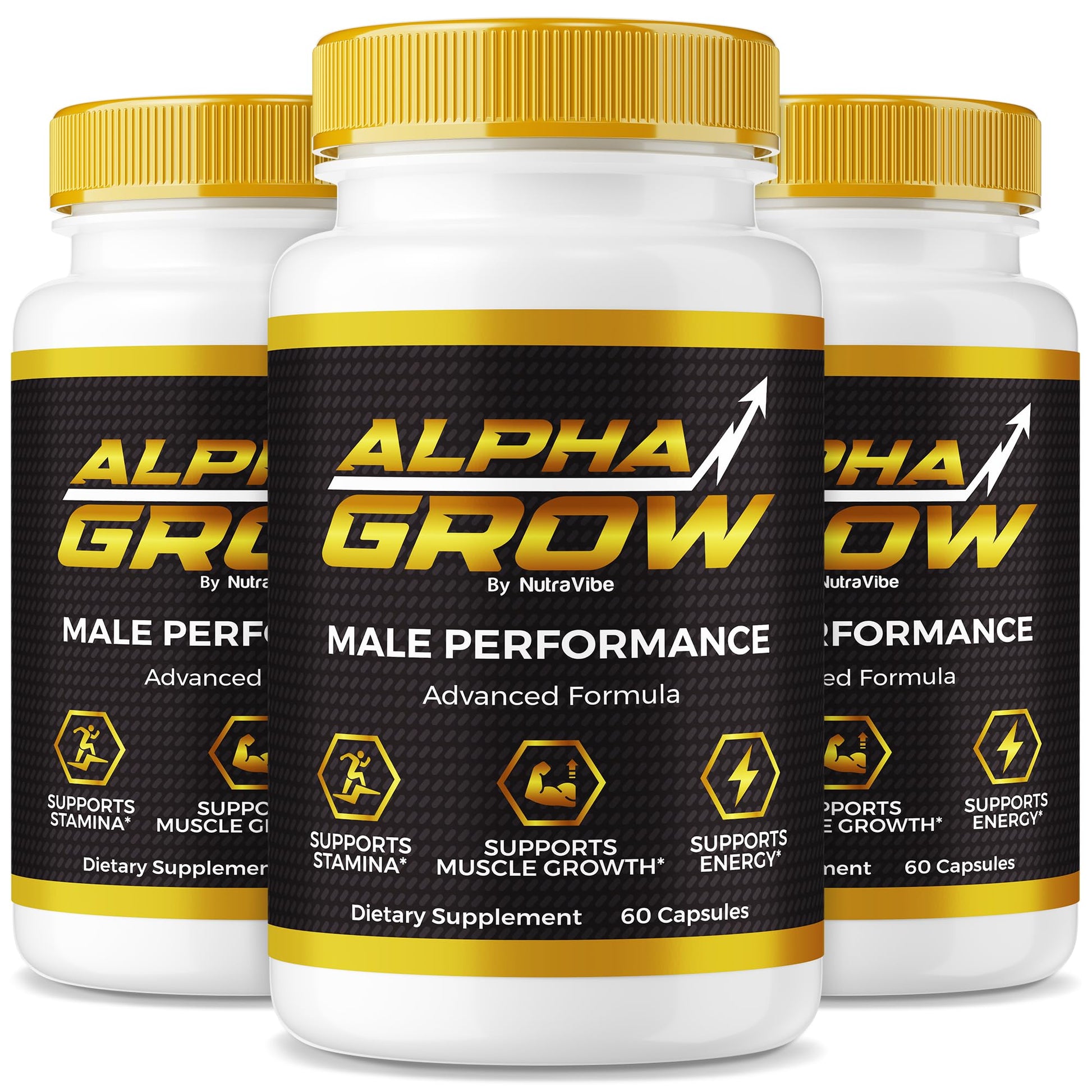 NutraVibe Alpha Grow for Men Capsules 180 Capsules