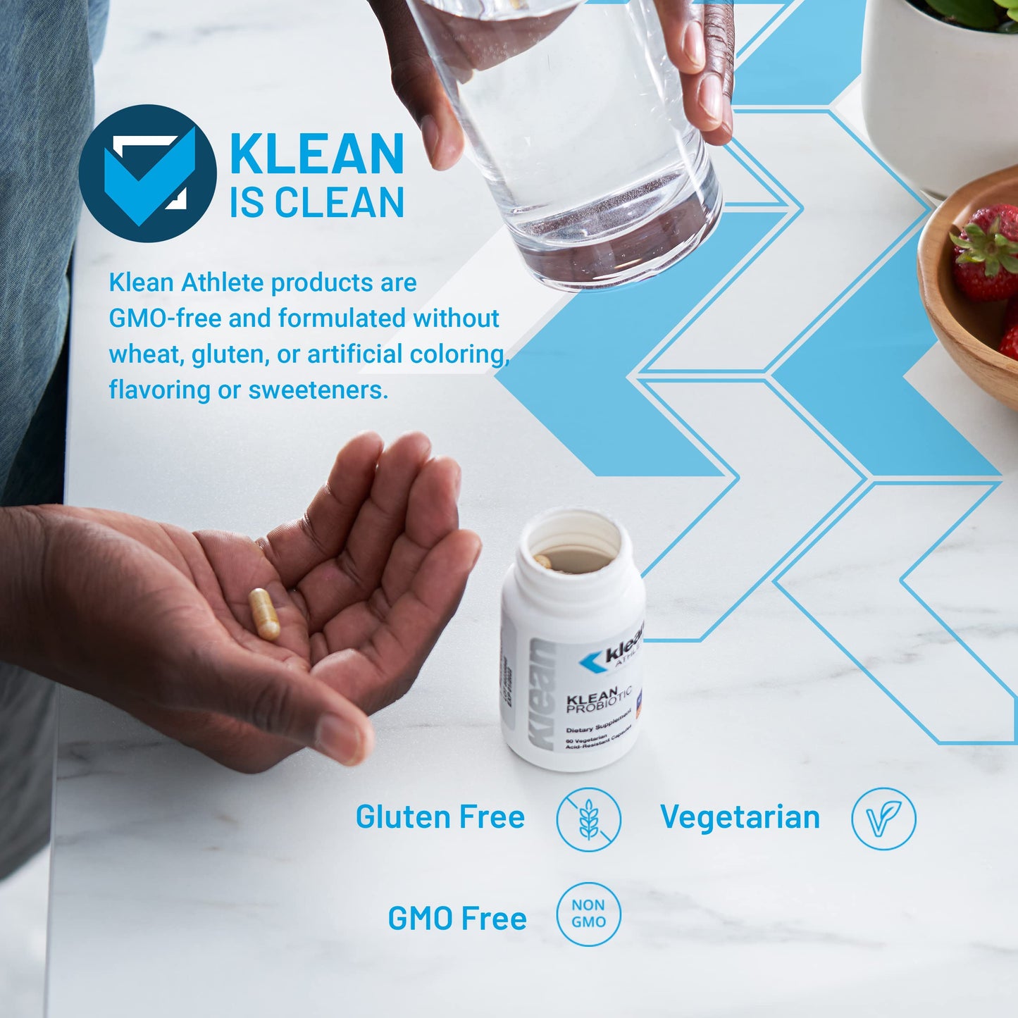 Klean Athlete Klean Probiotic Capsules 60 Count