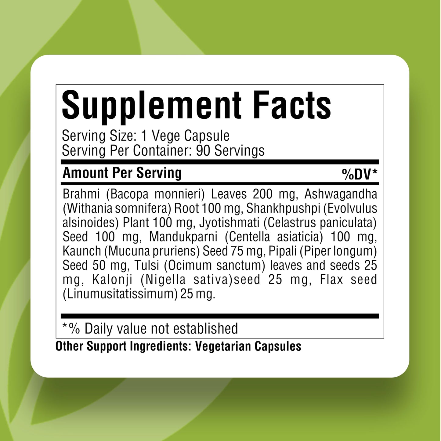Herbsforever Omega Mind Capsule, 90 Veg Capsules