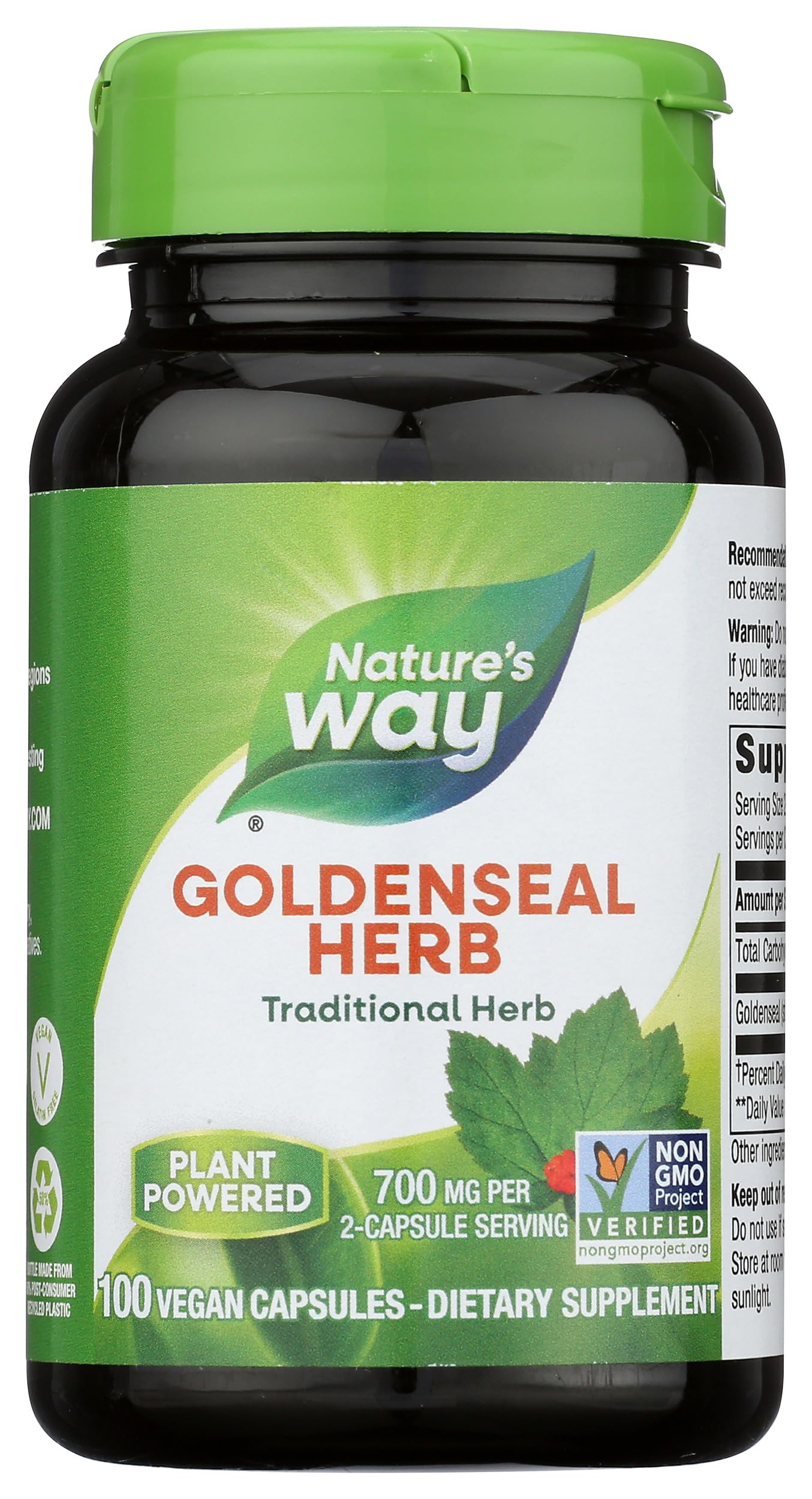 Nature's Way Goldenseal Herb Capsules 100