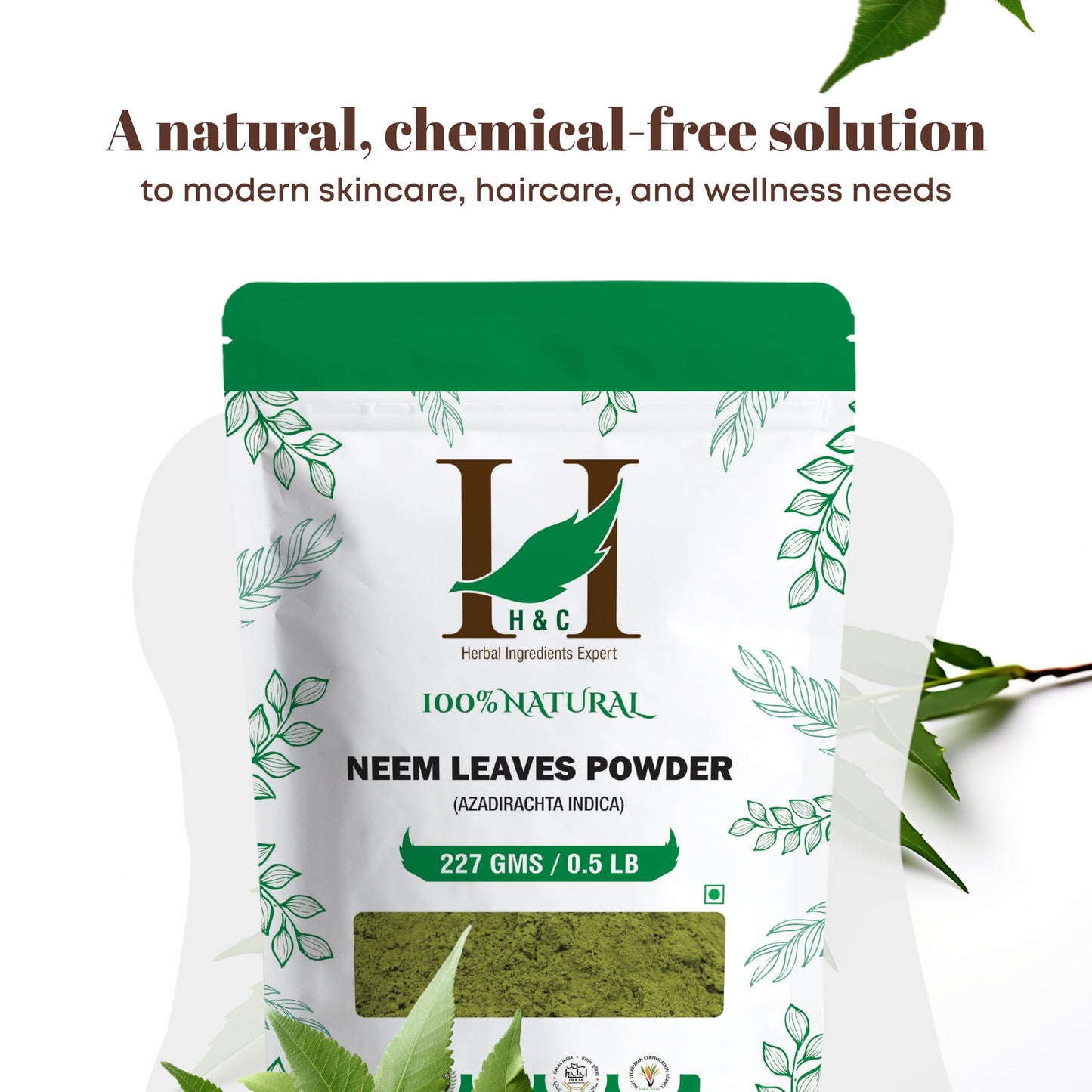 H&C Neem Leaves Powder, 8 oz