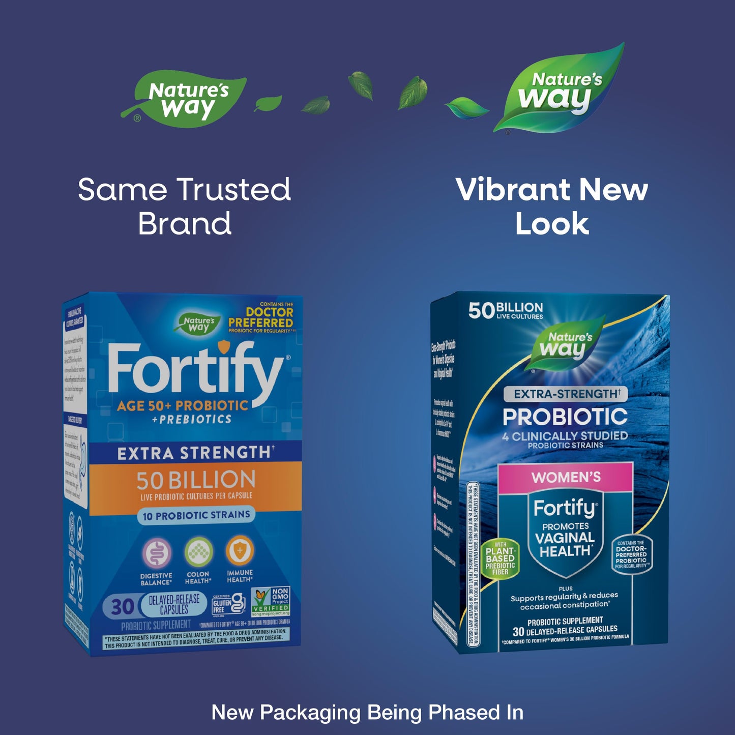 Nature's Way Women's Fortify Extra Strength Pre+Probiotic Capsule, 30 Count