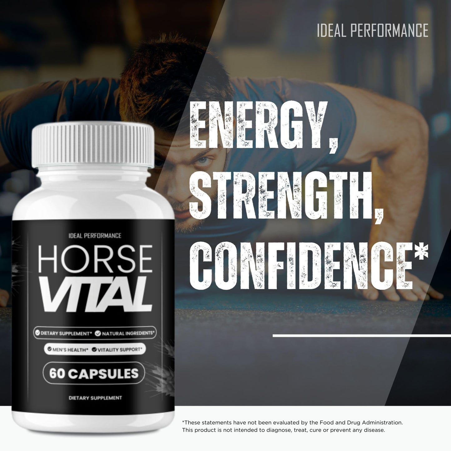 IDEAL PERFORMANCE Horse Vital Capsule, 120 Capsules