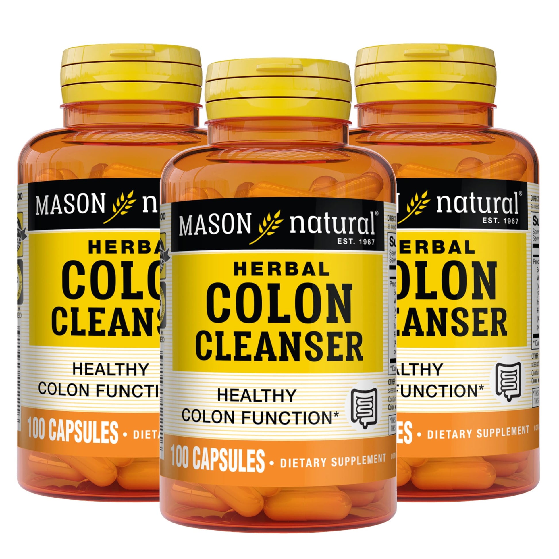 MASON NATURAL Herbal Colon Cleanser Capsules 300