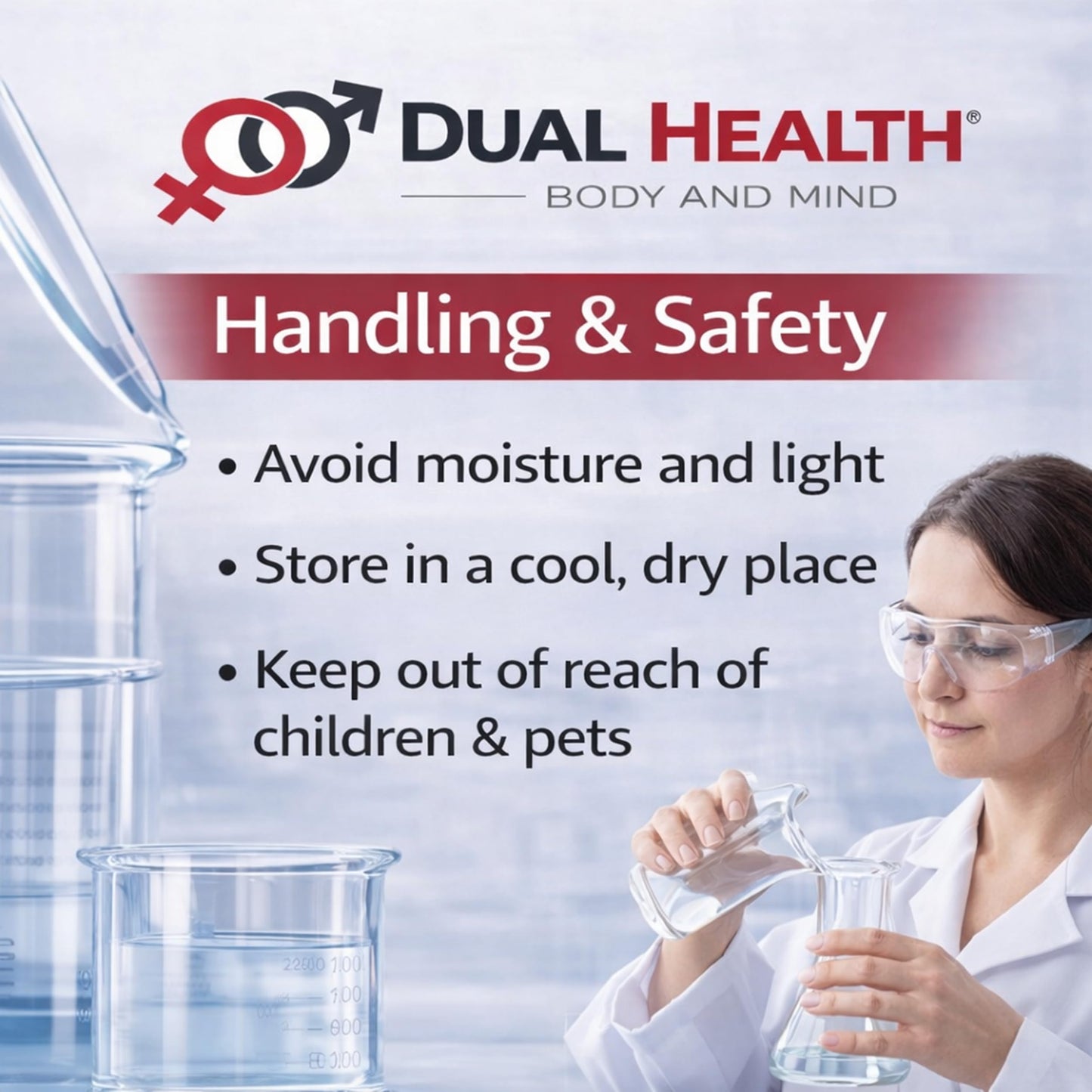 Dual Health Body & Mind L-Glutamine Powder 88.1849 oz