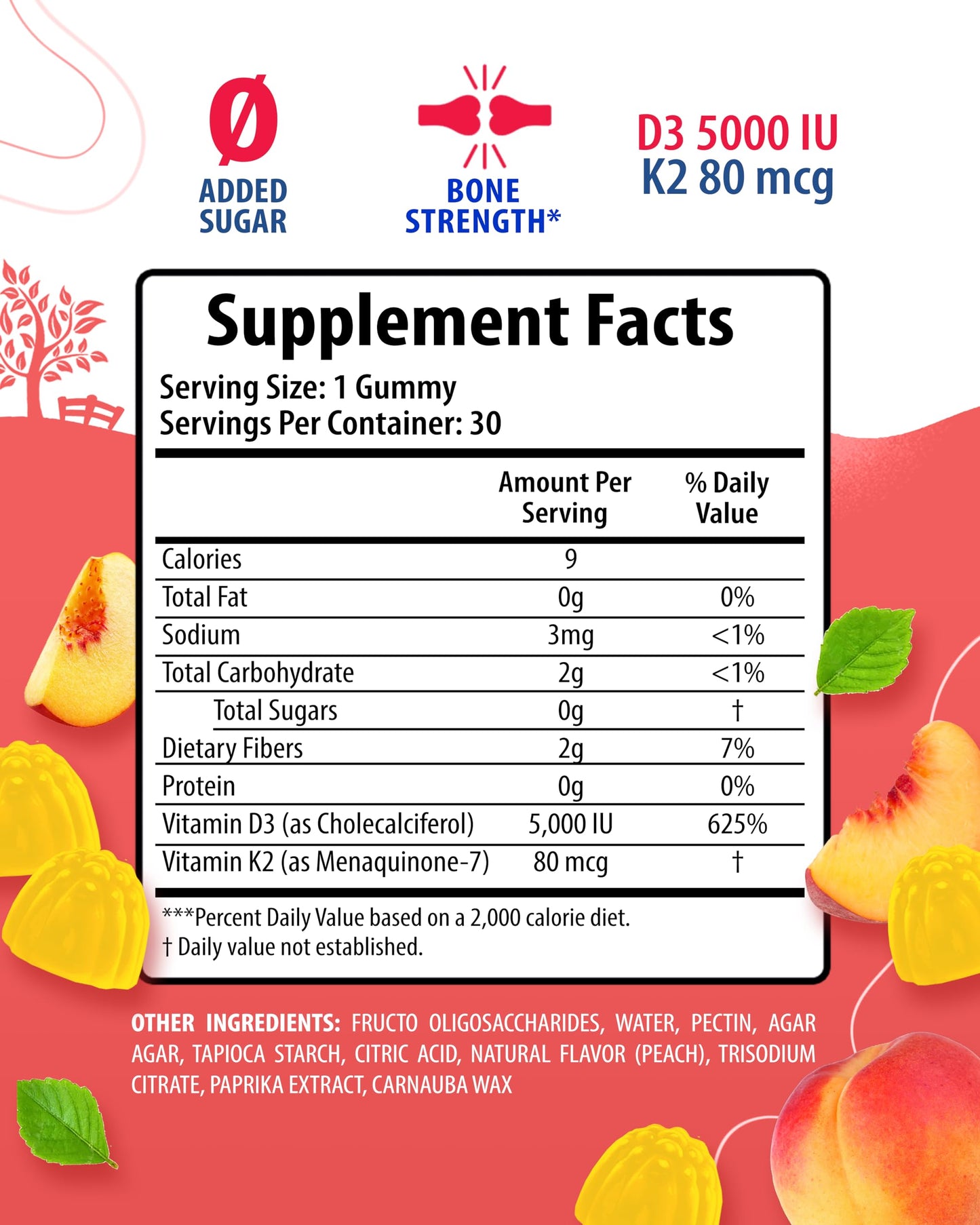 SUNNY SAM Magnesium Gummies for Kids & Adults Chewable 30-count