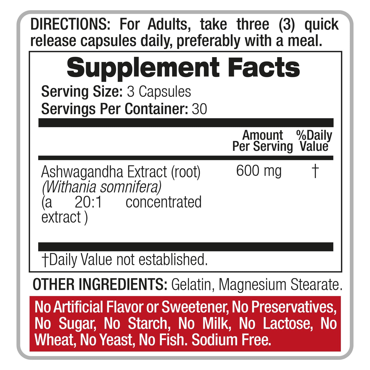 FITO MEDIC'S Ashwagandha Capsules 90 Count
