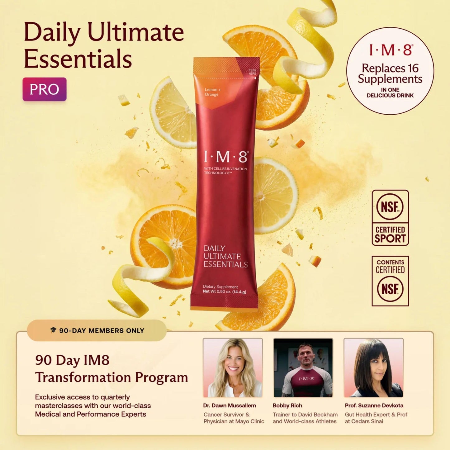 IM8 Daily Ultimate Essentials All-in-One Multivitamin Supplement Powder 14.7 oz