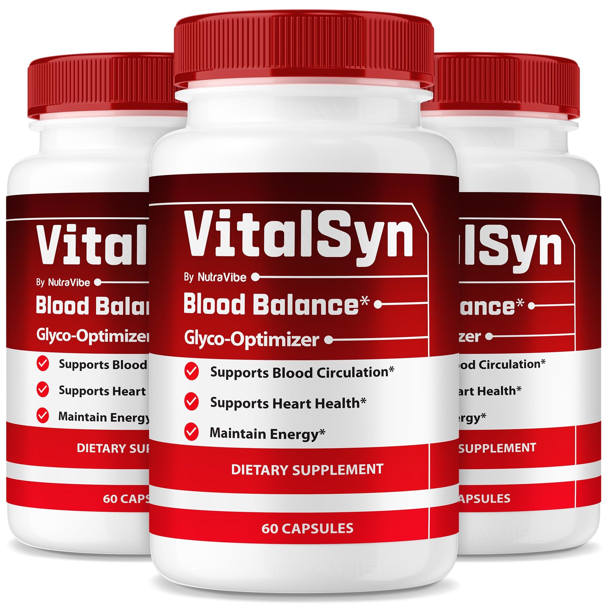 NutraVibe VitalSyn Blood Balance Glyco Optimizer Capsules 180 Capsules