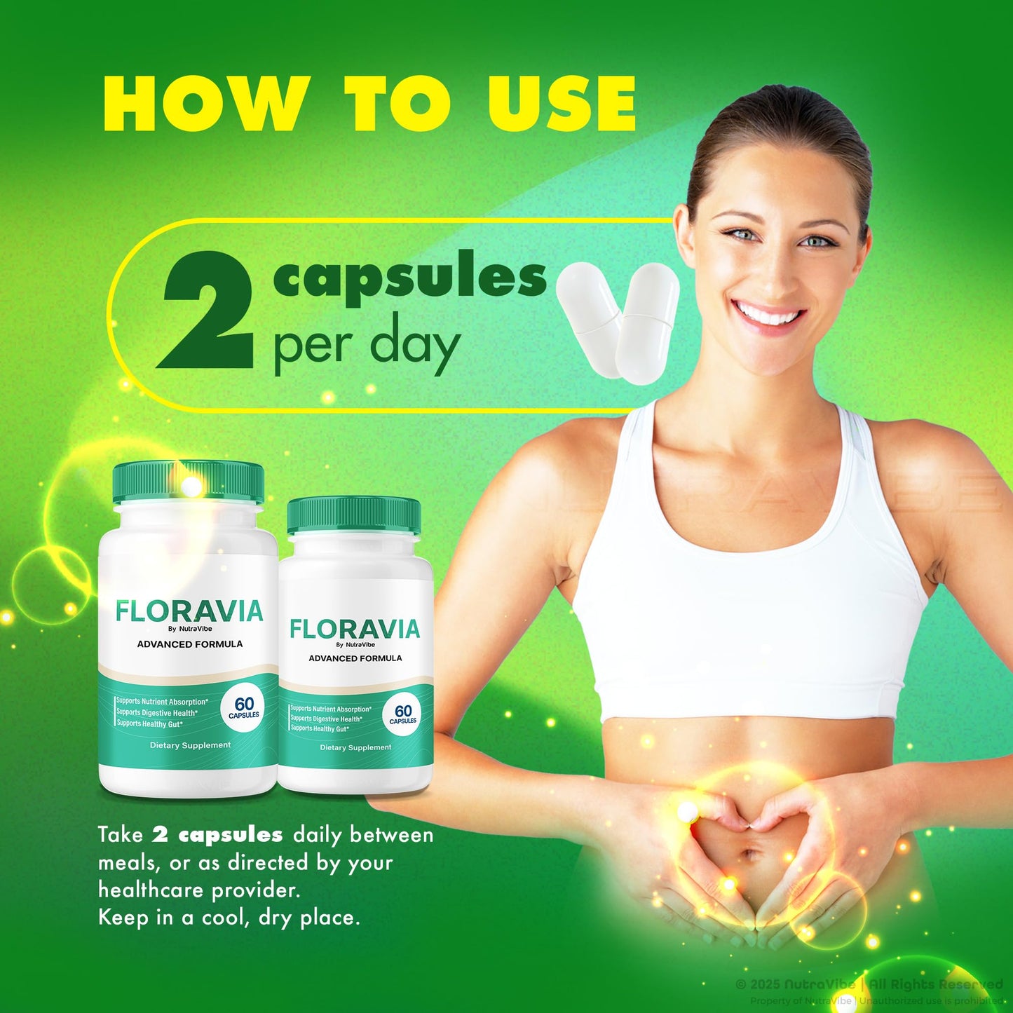 NutraVibe Floravia Capsules 60 Capsules