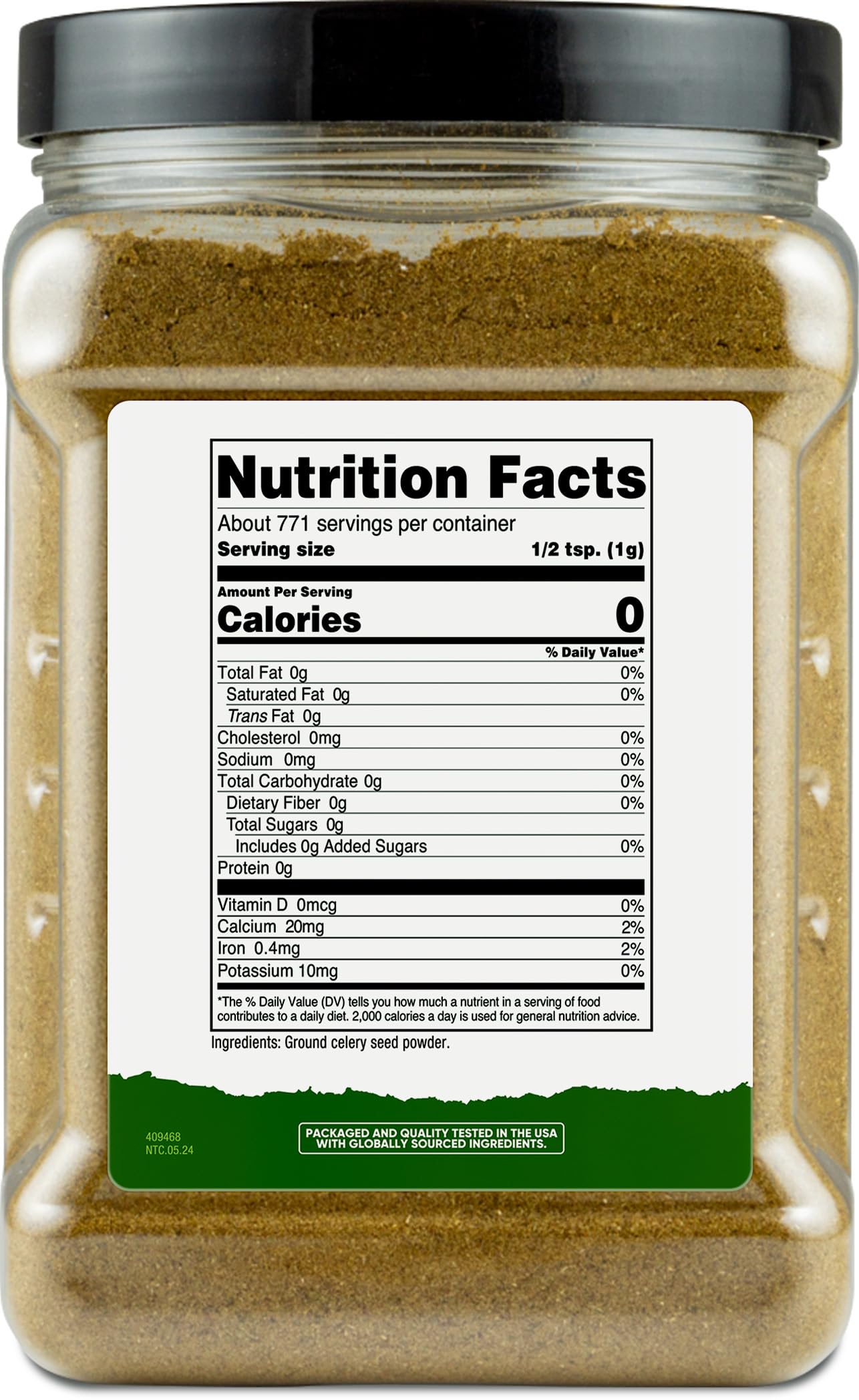 Nutricost Ground Celery Seed Powder, 27.5 oz