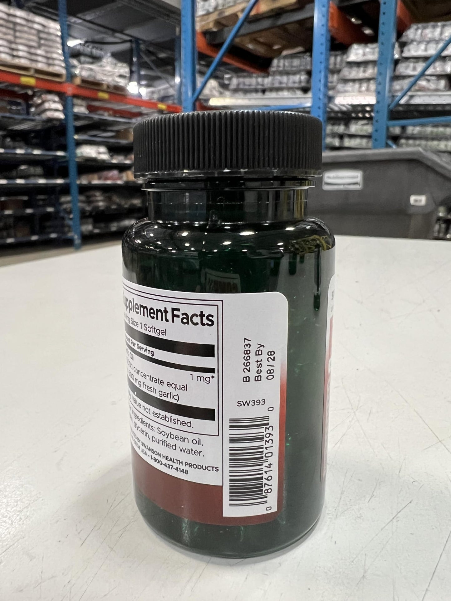 Swanson Garlic Oil Softgels 250