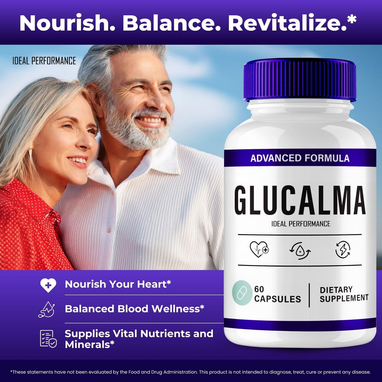 IDEAL PERFORMANCE Glucalma Capsules 60 Capsules
