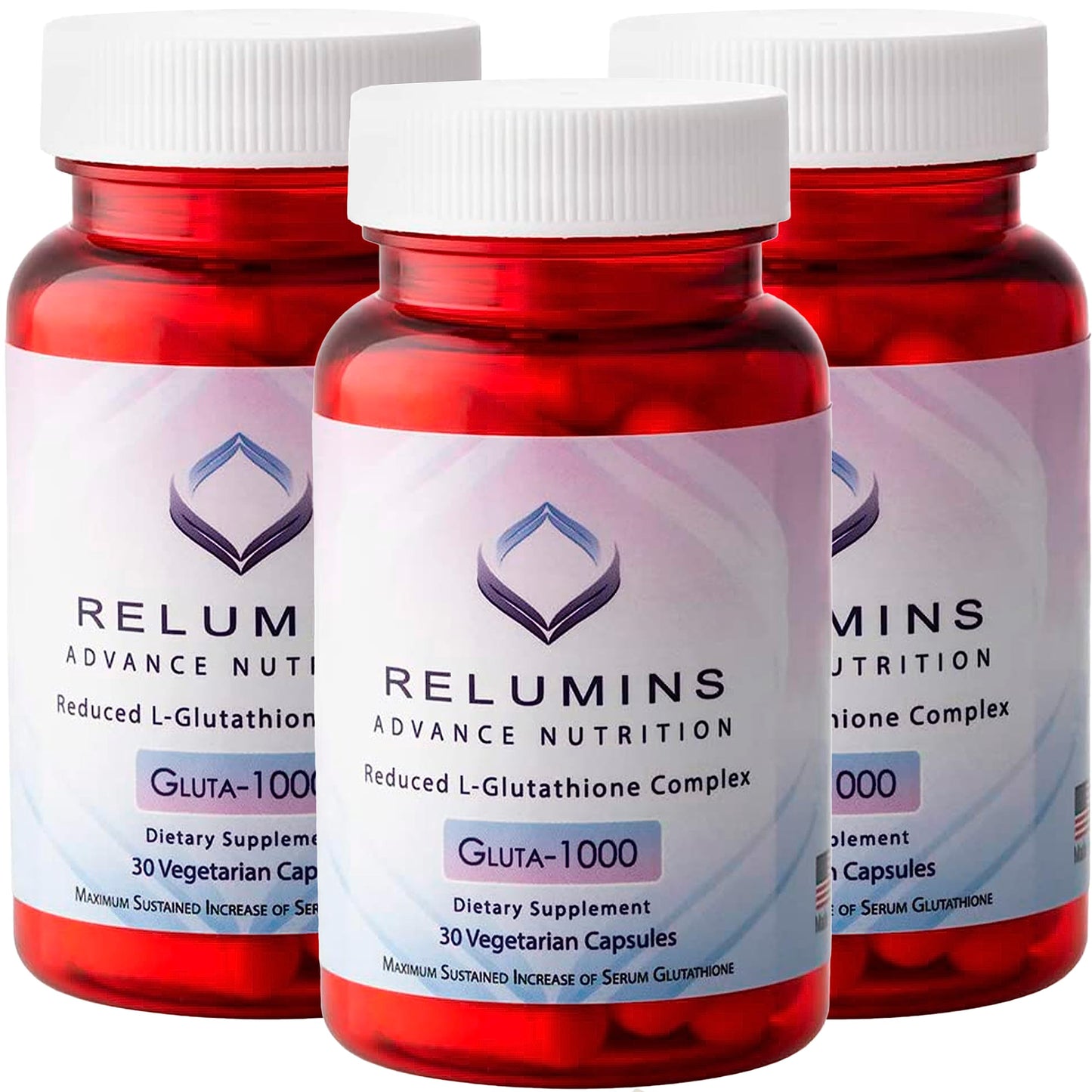 Relumins L-Glutathione Supplement Complex Capsules, 90 Count