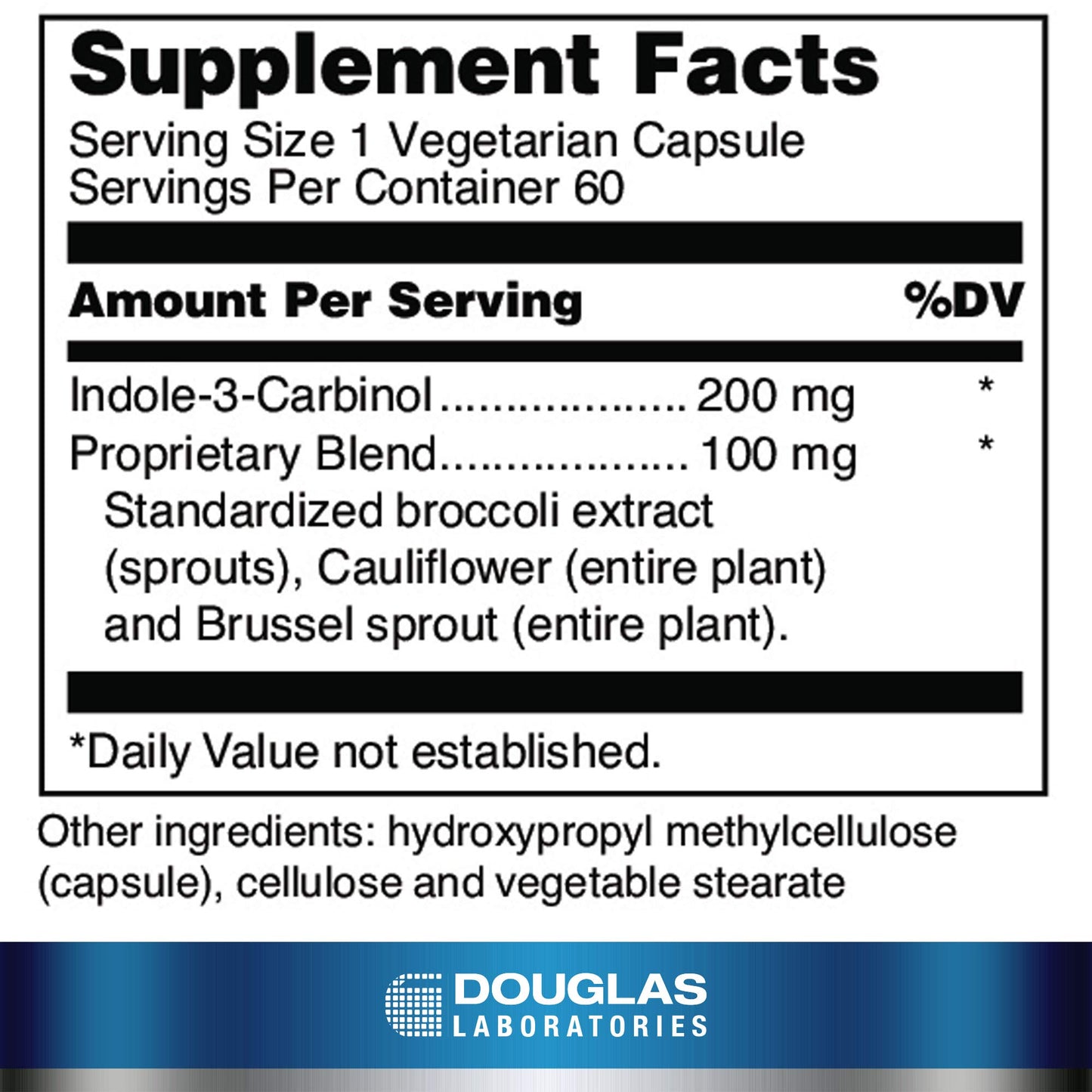 Douglas Laboratories Ultra I-3-C 60 Capsules