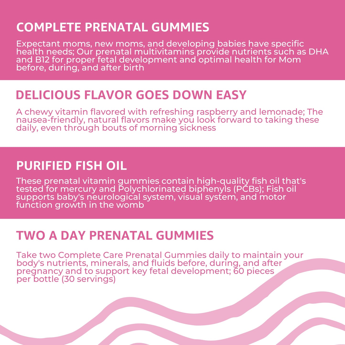 Baby Blues Prenatal Gummies for Women 60 Count
