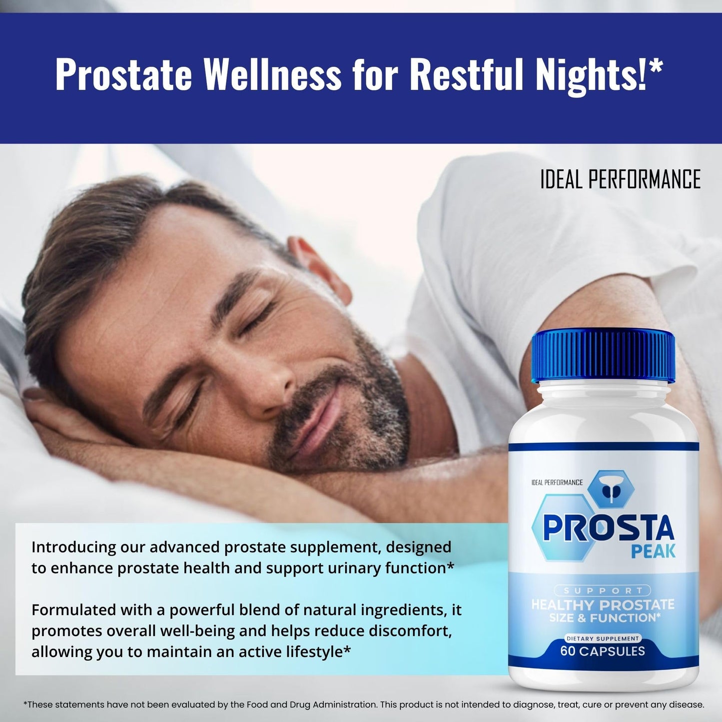 IDEAL PERFORMANCE Prosta Peak Prostate Capsules 300 Capsules