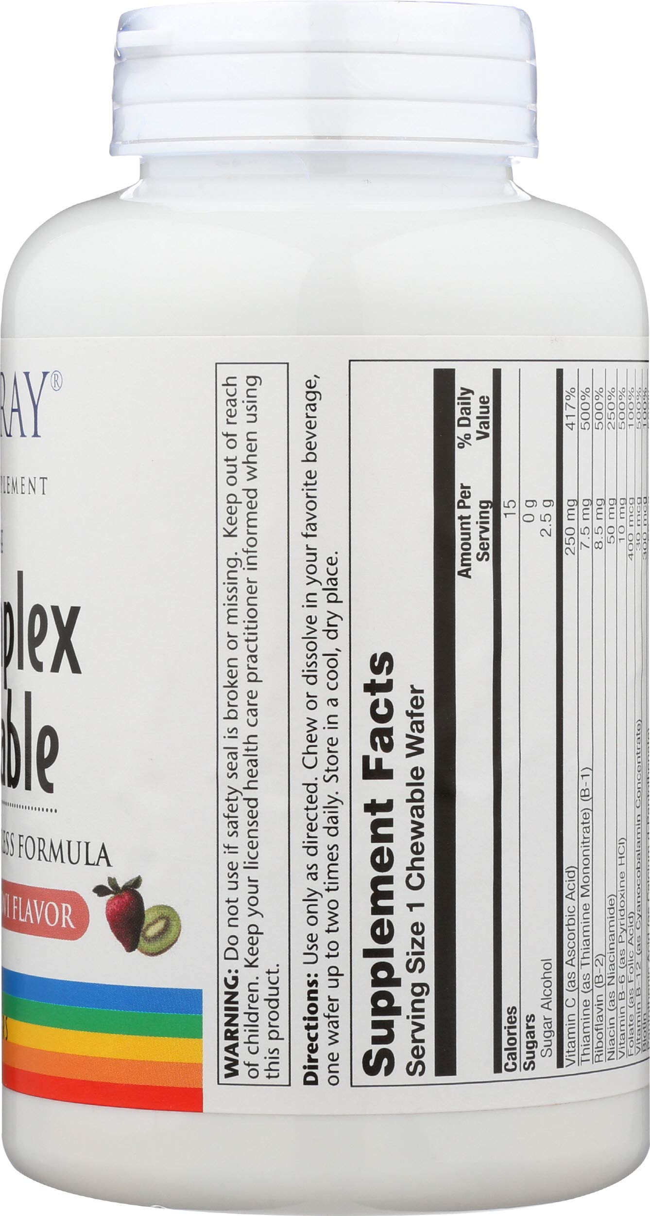 Solaray High Potency B-Complex Chewables, 50 Count