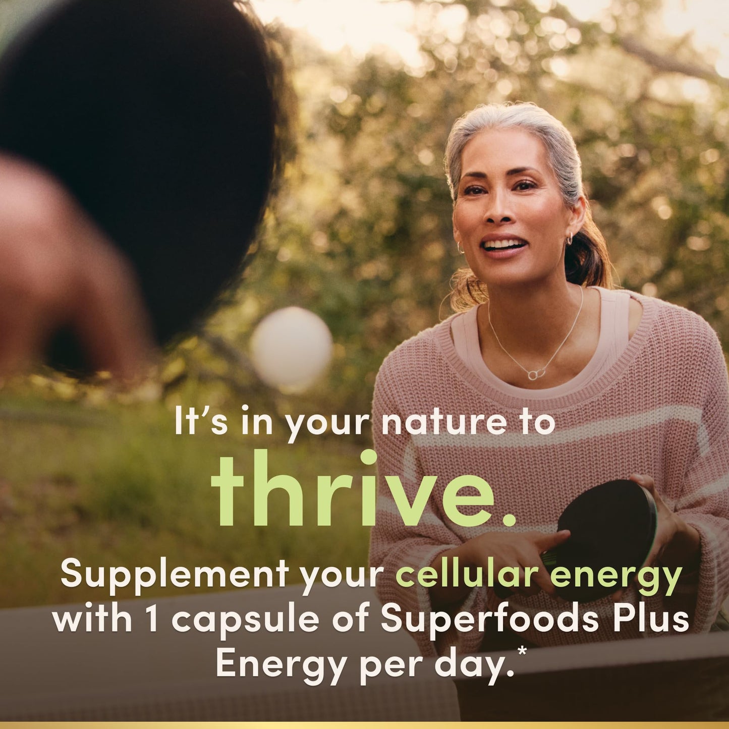 Nature's Bounty Superfoods Plus Energy to Support Cellular Energy 23 Fruits & Veggies Supplement Caplets 30 Count