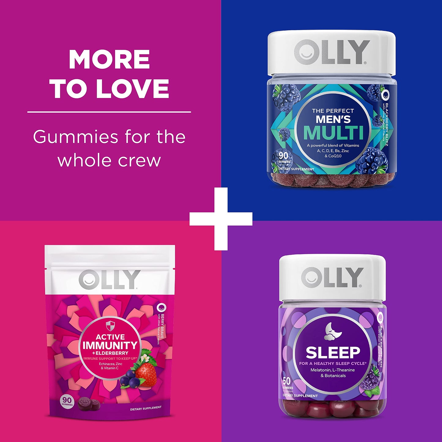 OLLY Daily Health Duo Multivitamin Gummy 1 Pack