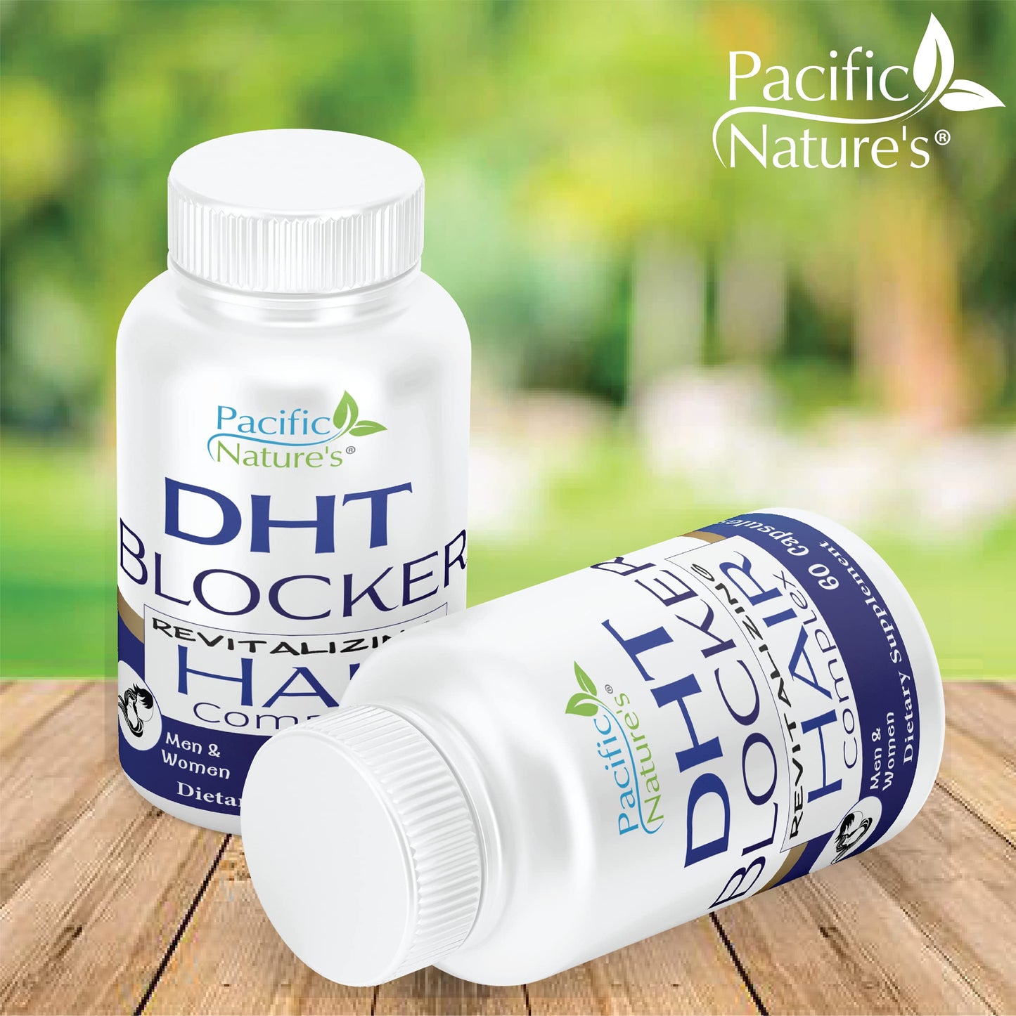 Pacific Nature's DHT Blocker Revitalizing Hair Growth Supplement, 60 Capsules
