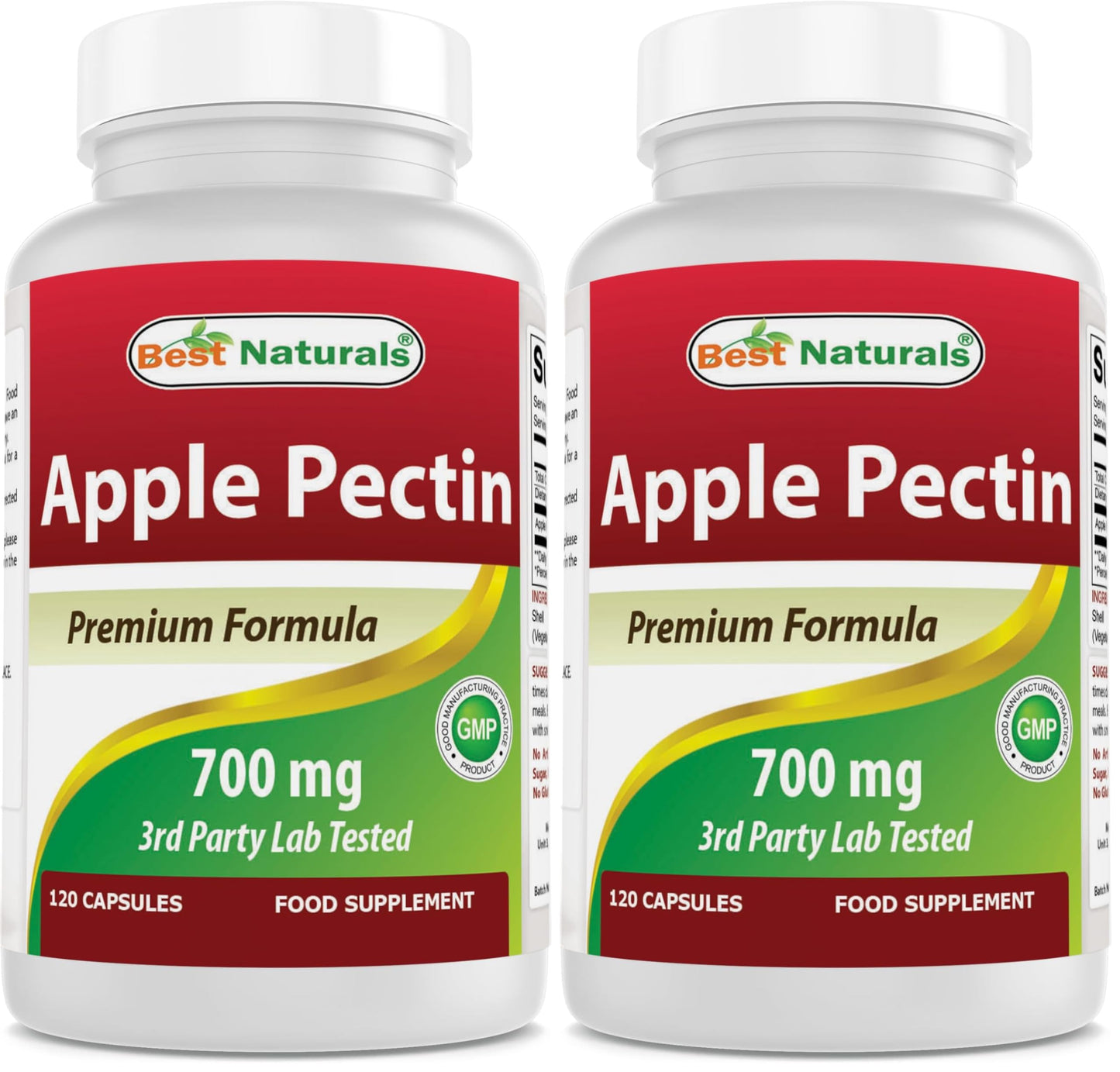 Best Naturals Apple Pectin 700 mg 240 Capsules