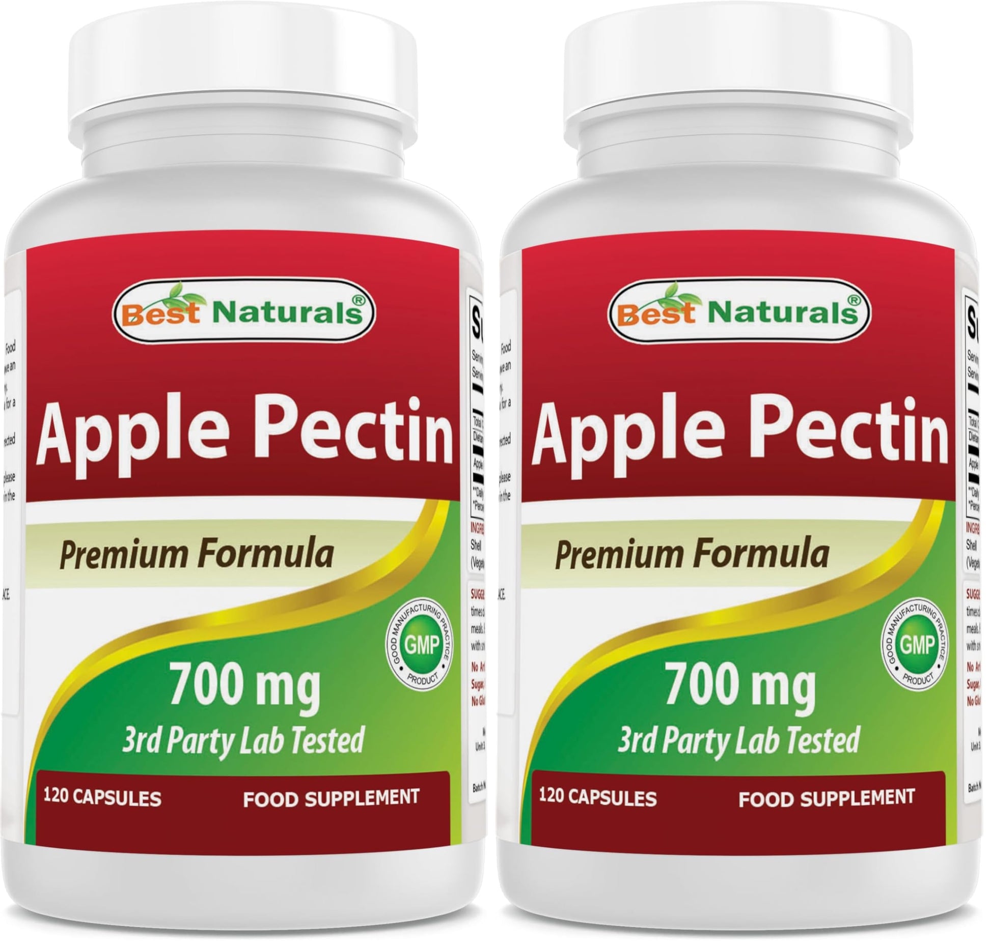 Best Naturals Apple Pectin 700 mg 240 Capsules