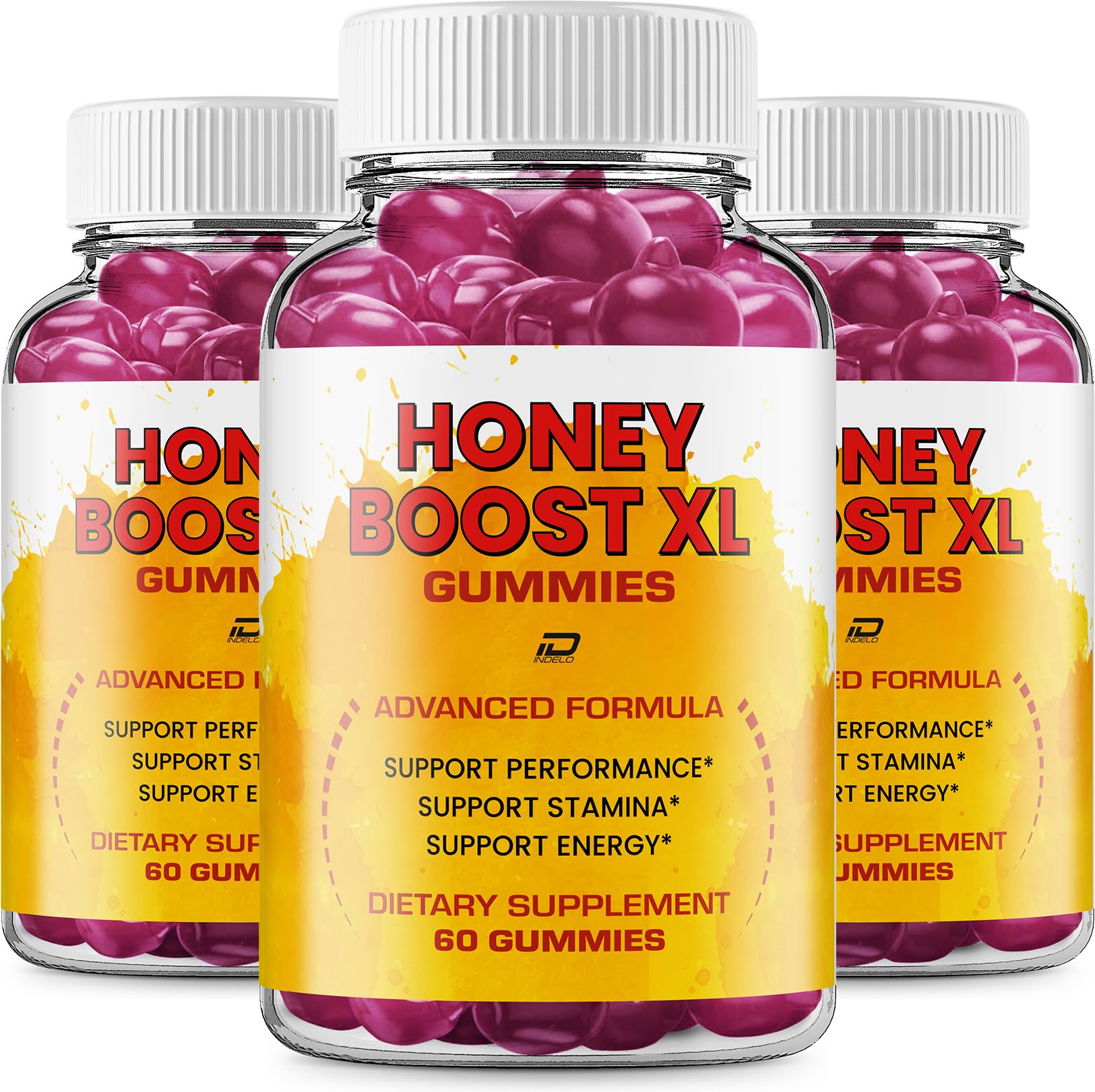 Indelo Honey Boost XL Multivitamin Gummies, 180 Gummies