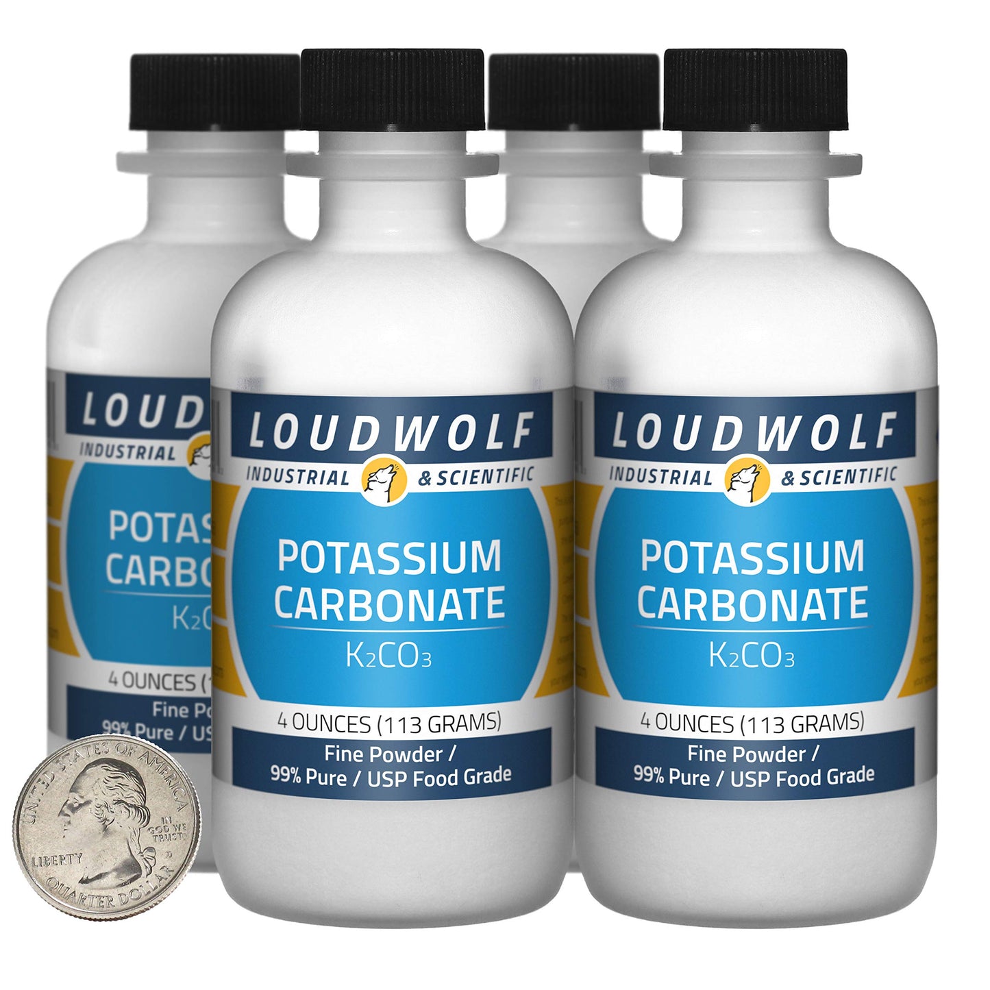 Loudwolf Potassium Carbonate Powder, 16 oz