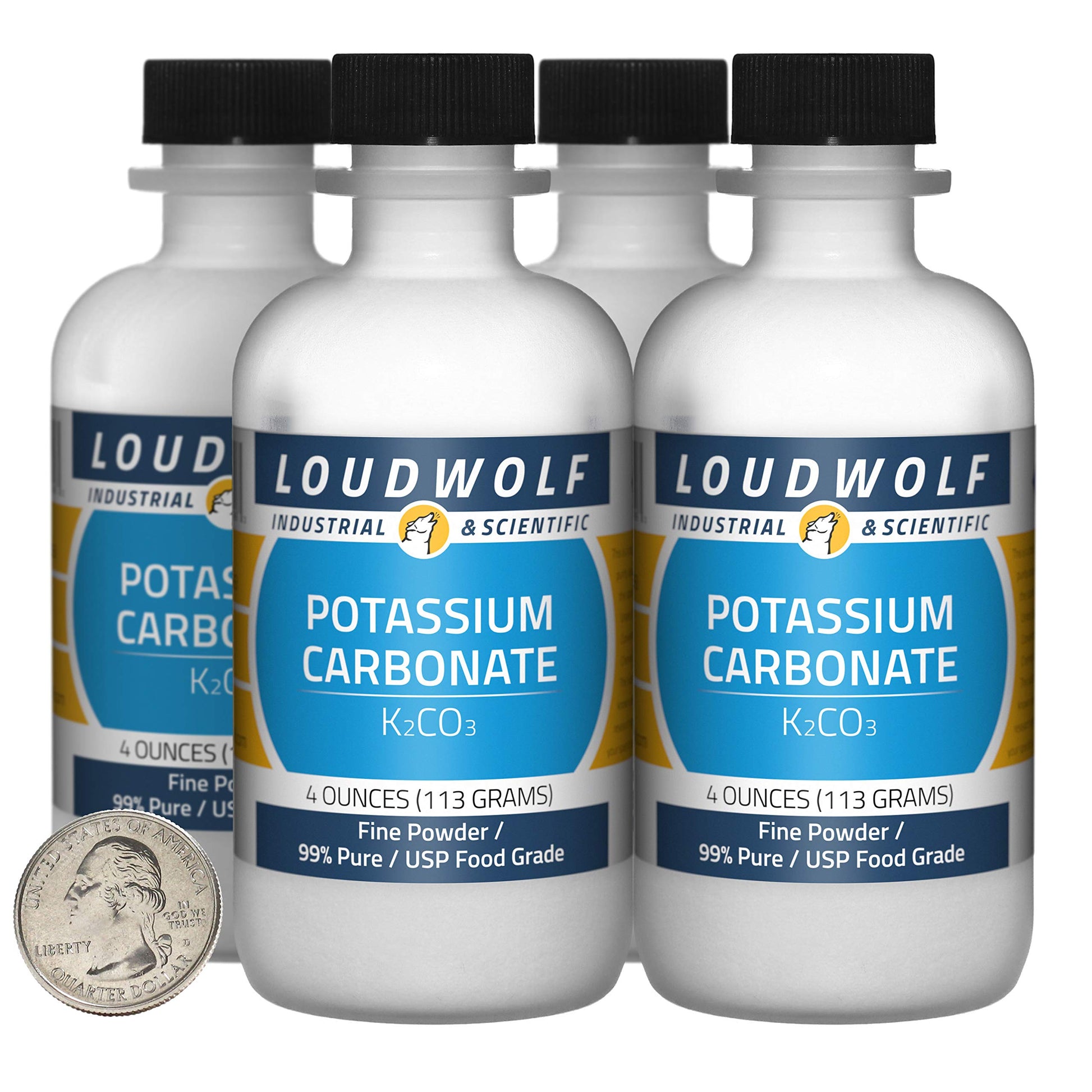 Loudwolf Potassium Carbonate Powder, 16 oz