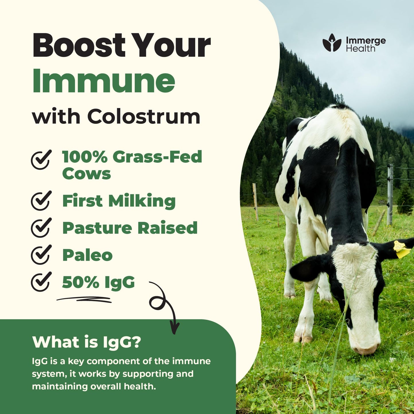 ImmergeHealth.com Super Colostrum Powder 4.23 oz