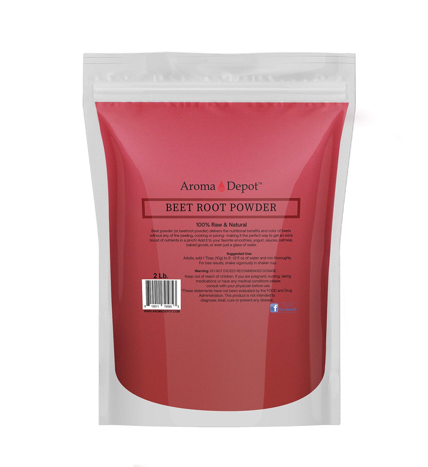 Aroma Depot Beet Root Powder 16 Ounce