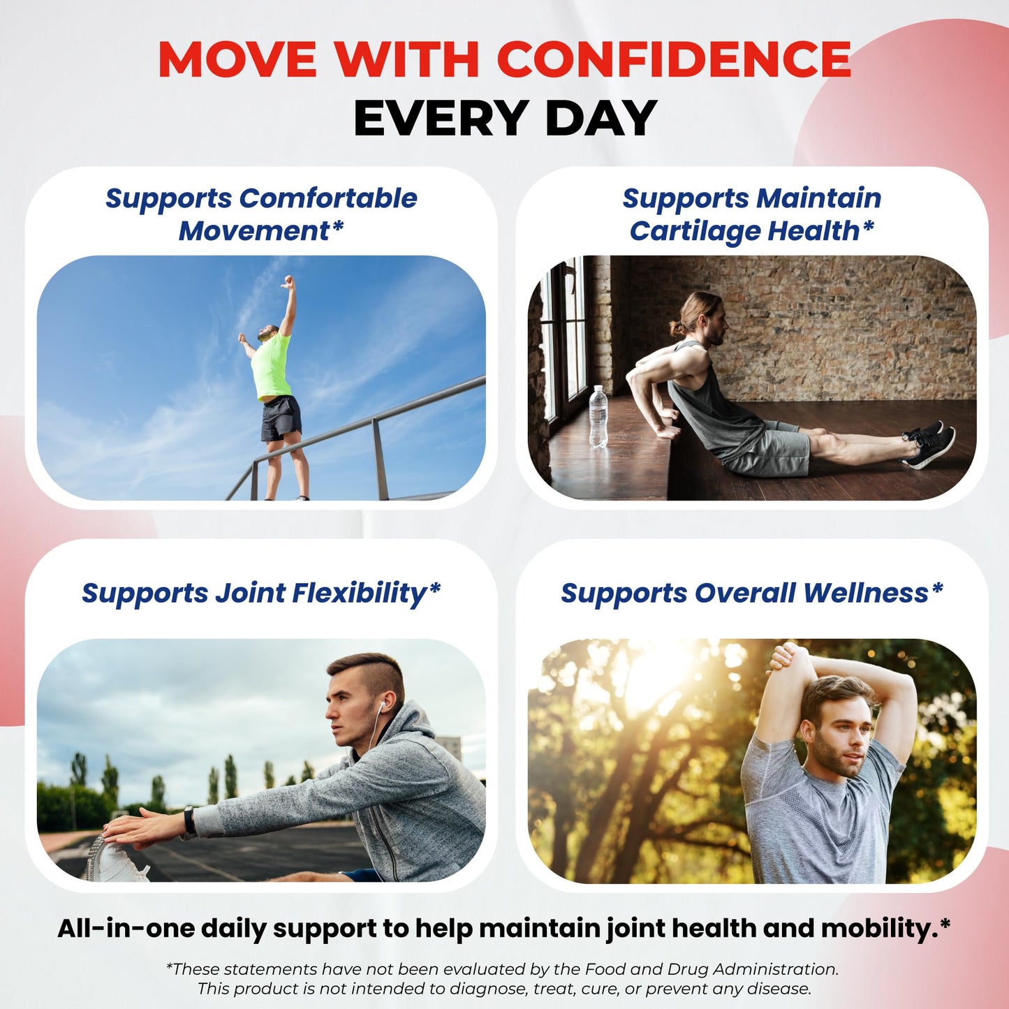 ULTRA HERBS Glucosamine Chondroitin MSM - Joint Mobility Support Supplement Enhanced with Collagen, Hyaluronic Acid, Vitamin D3, 150 Capsules