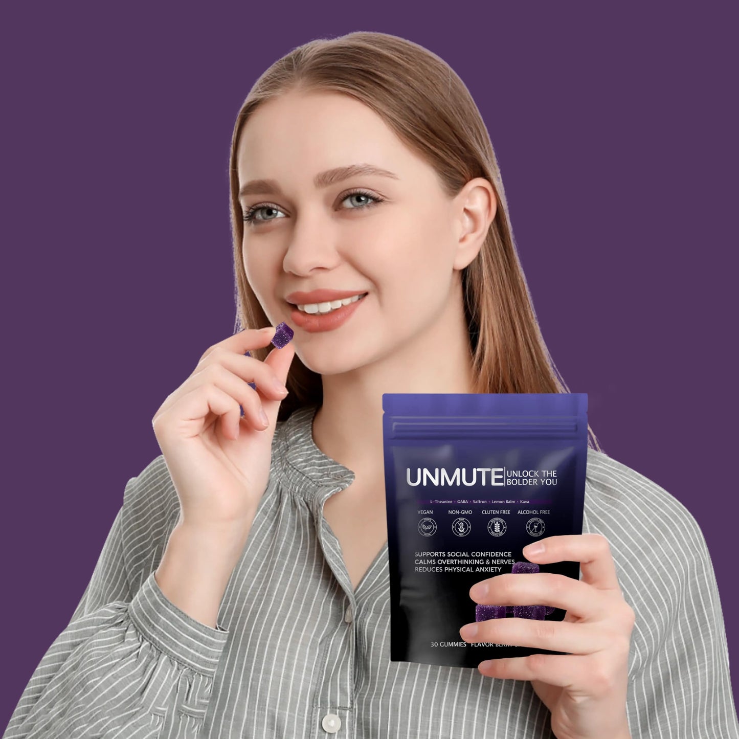 unmute Kava Kava Gummies 1 Count