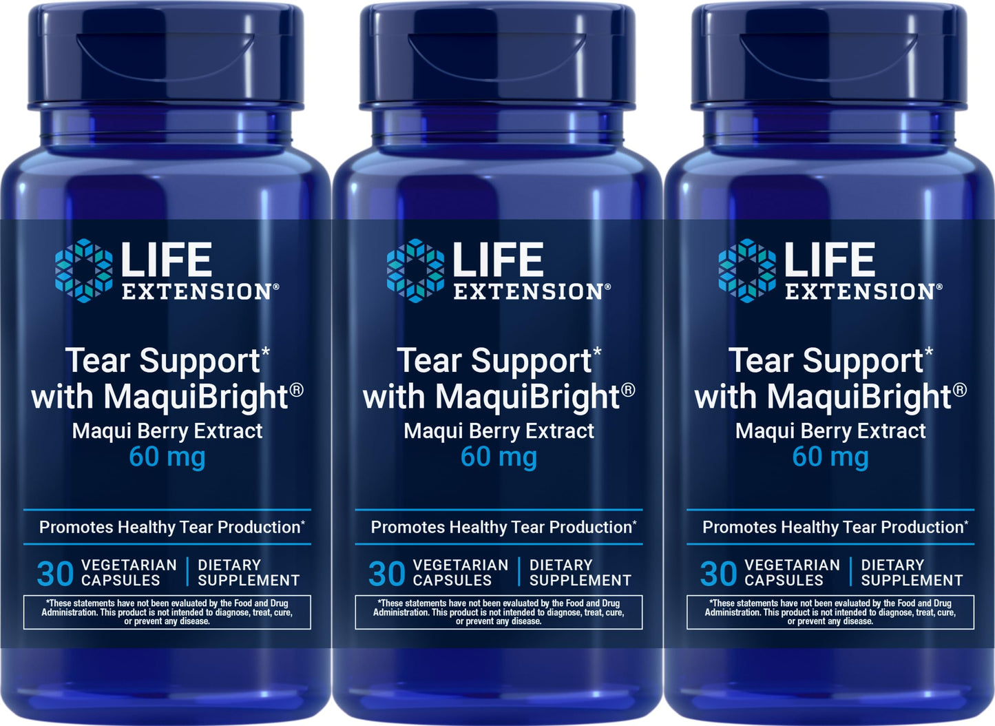 Life Extension Tear Support with MaquiBright 60 mg 90 Capsules