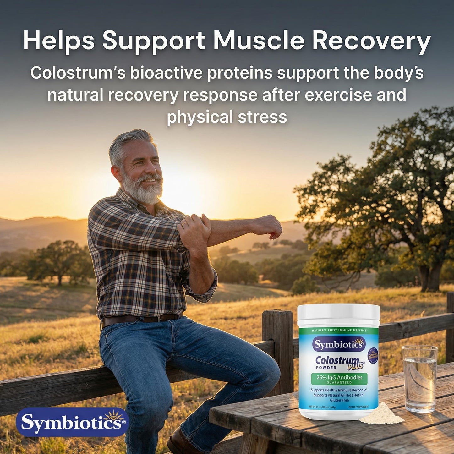 Symbiotics Colostrum Plus Powder 6.3 oz