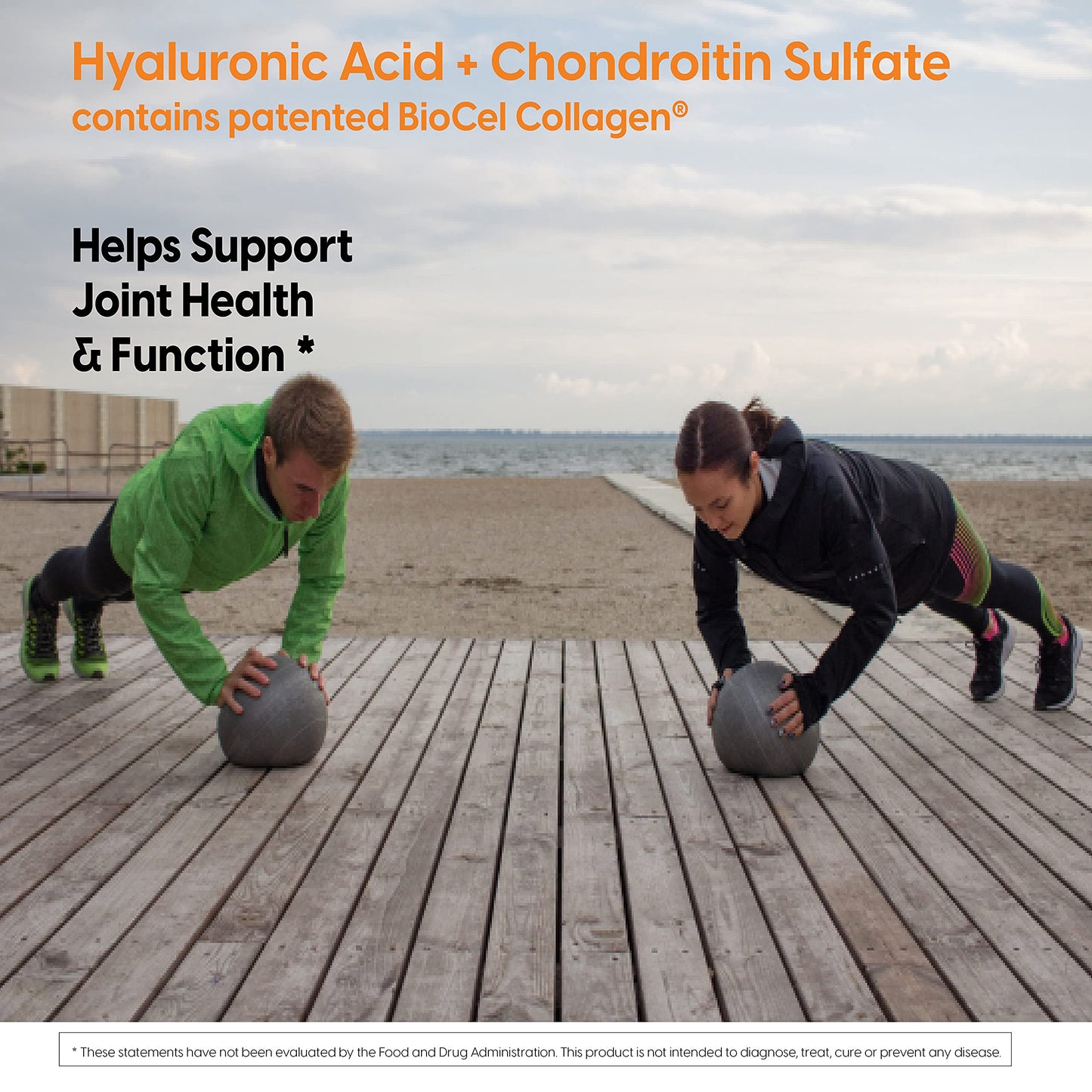 Doctor's Best Hyaluronic Acid with Chondroitin Sulfate Joint Health Support Tablet, 60 Tablets