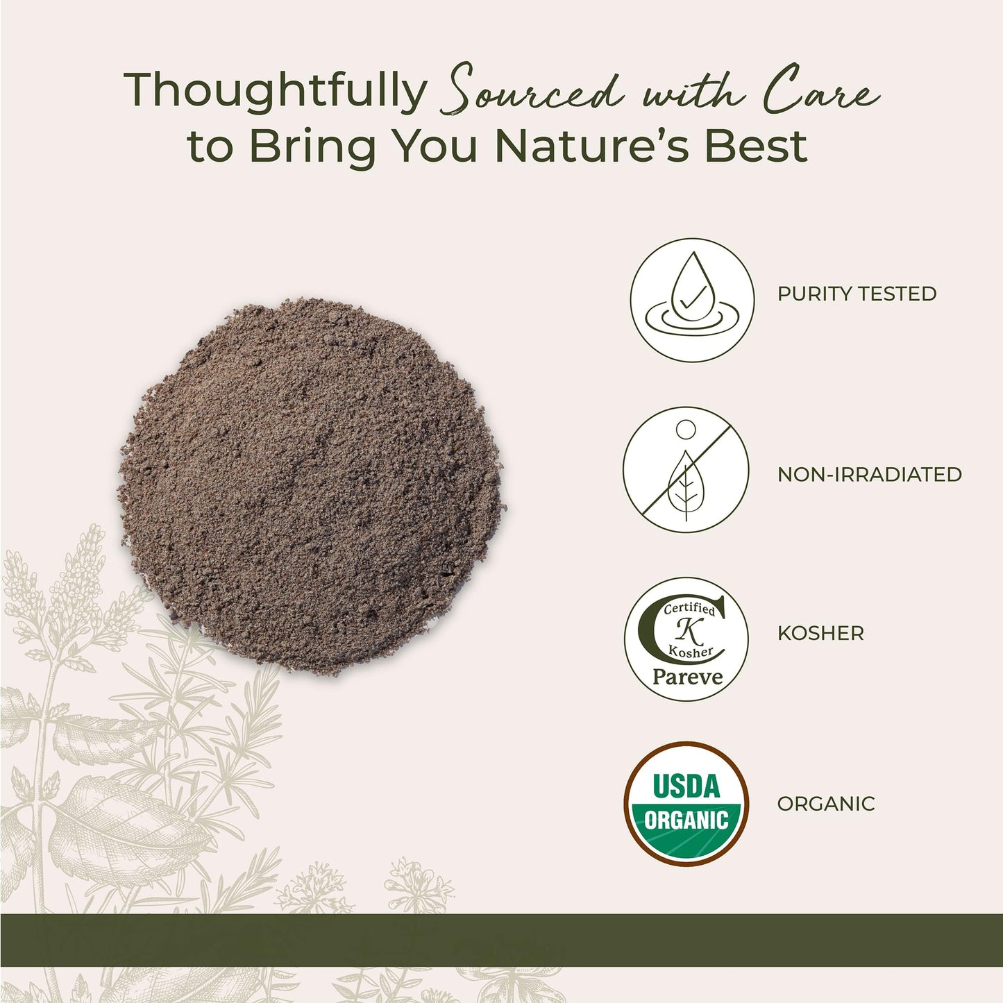 Starwest Botanicals Organic Milk Thistle Seed Powder 16 oz