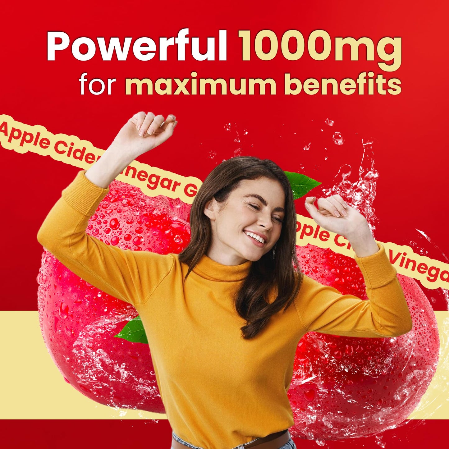 FNDMNTL Apple Cider Vinegar Gummies 60 Count