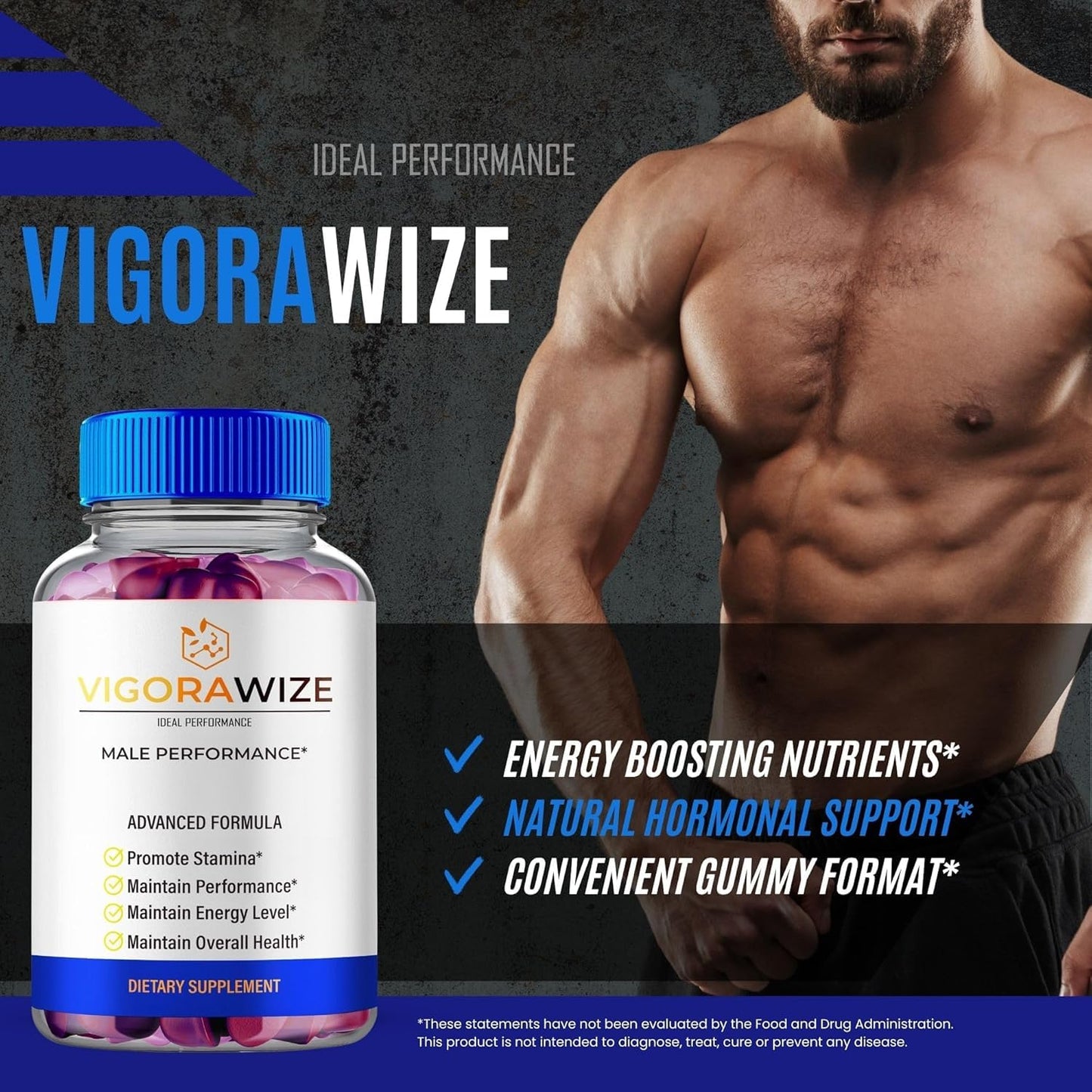 IDEAL PERFORMANCE Vigorawize Gummies 120 Count