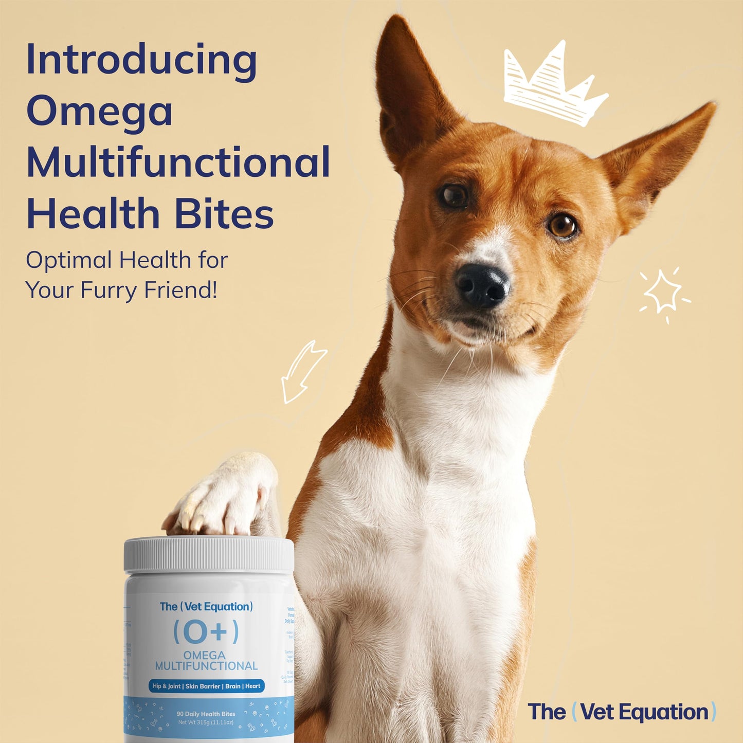 The Vet Equation Omega Multifunctional for Dogs Duck-Flavored Soft Chew 1