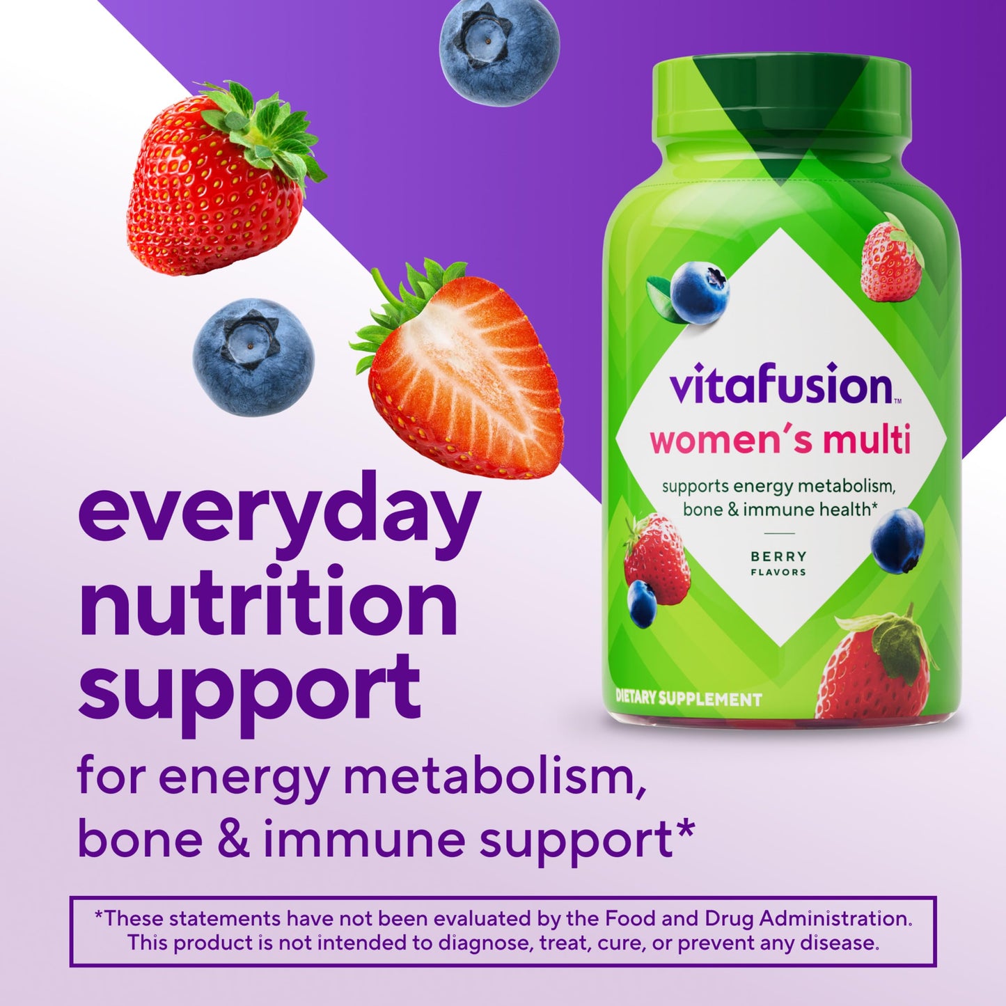 Vitafusion Adult Gummy Vitamins for Women, Gummy, 120 Count