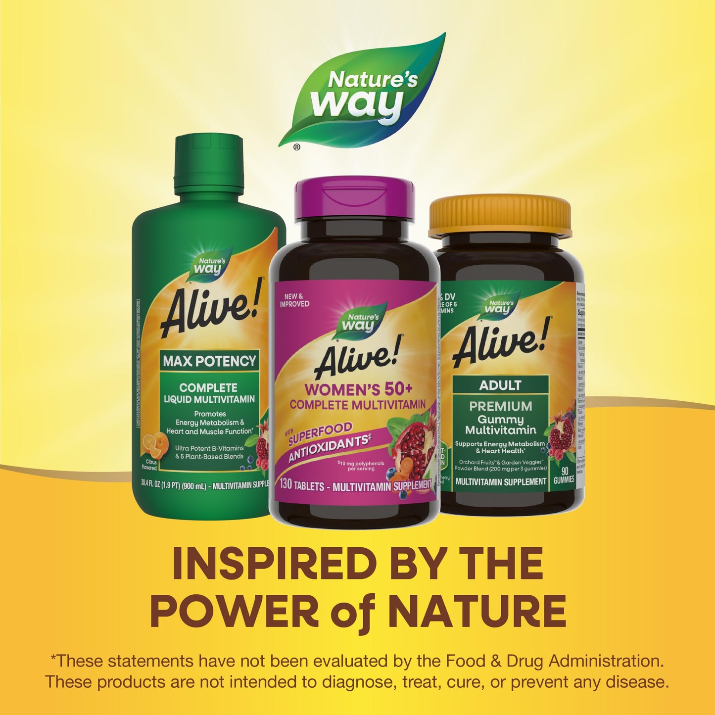 Nature's Way Alive! Women's 50+ Complete Multivitamins Tablets 260