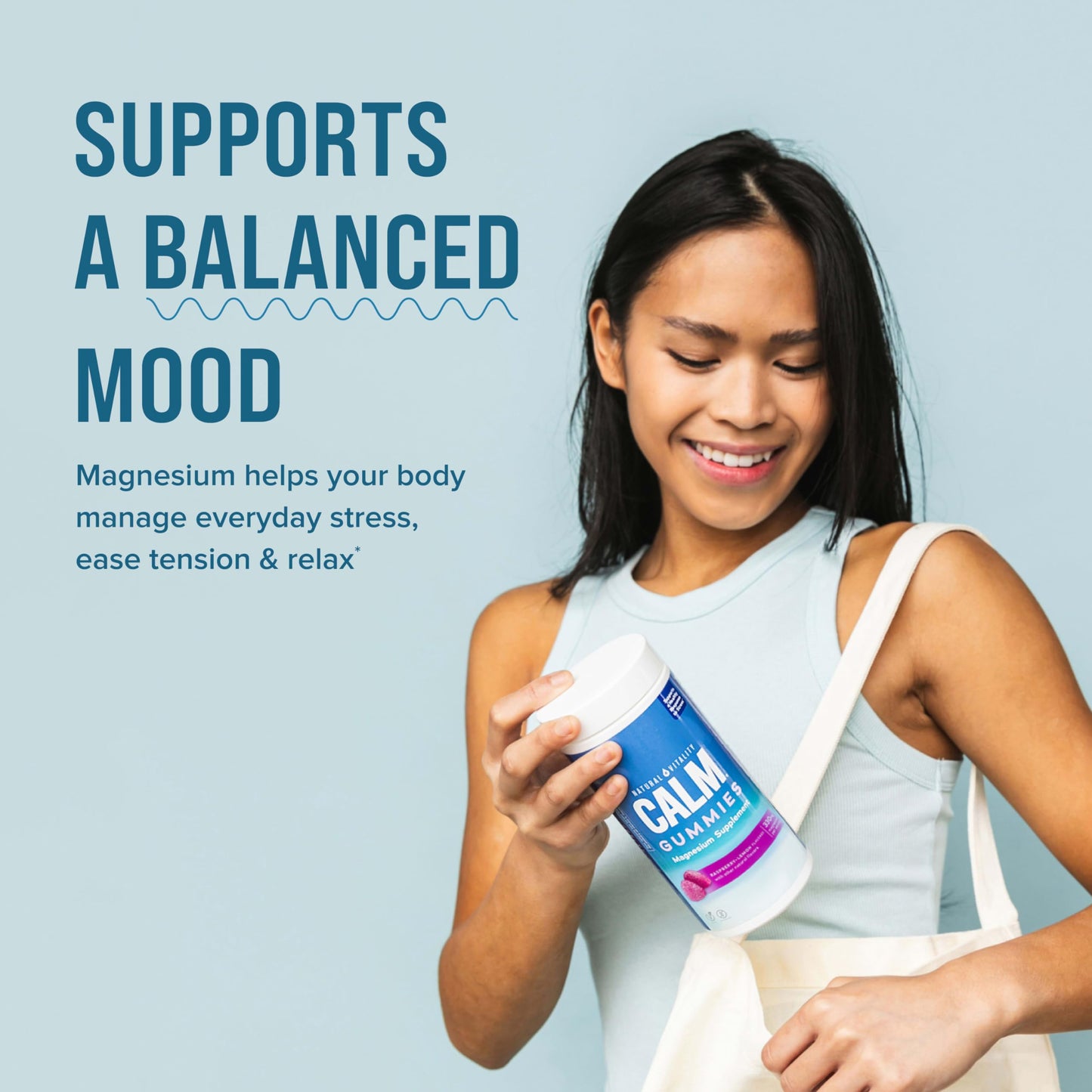 Natural Vitality CALM Magnesium Citrate Supplement Gummies 60