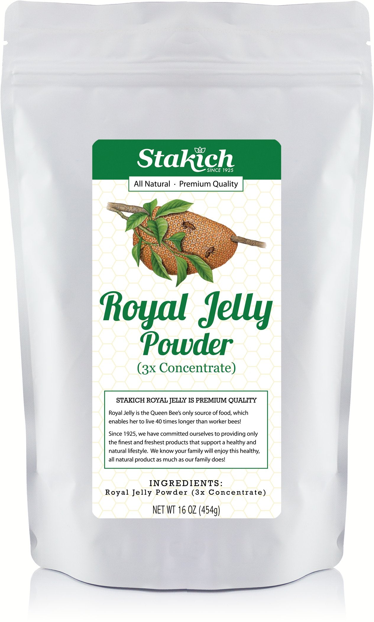 Stakich Royal Jelly Powder 16 Count